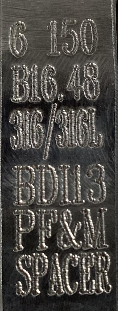 Paddle Spacer, 6" 150#