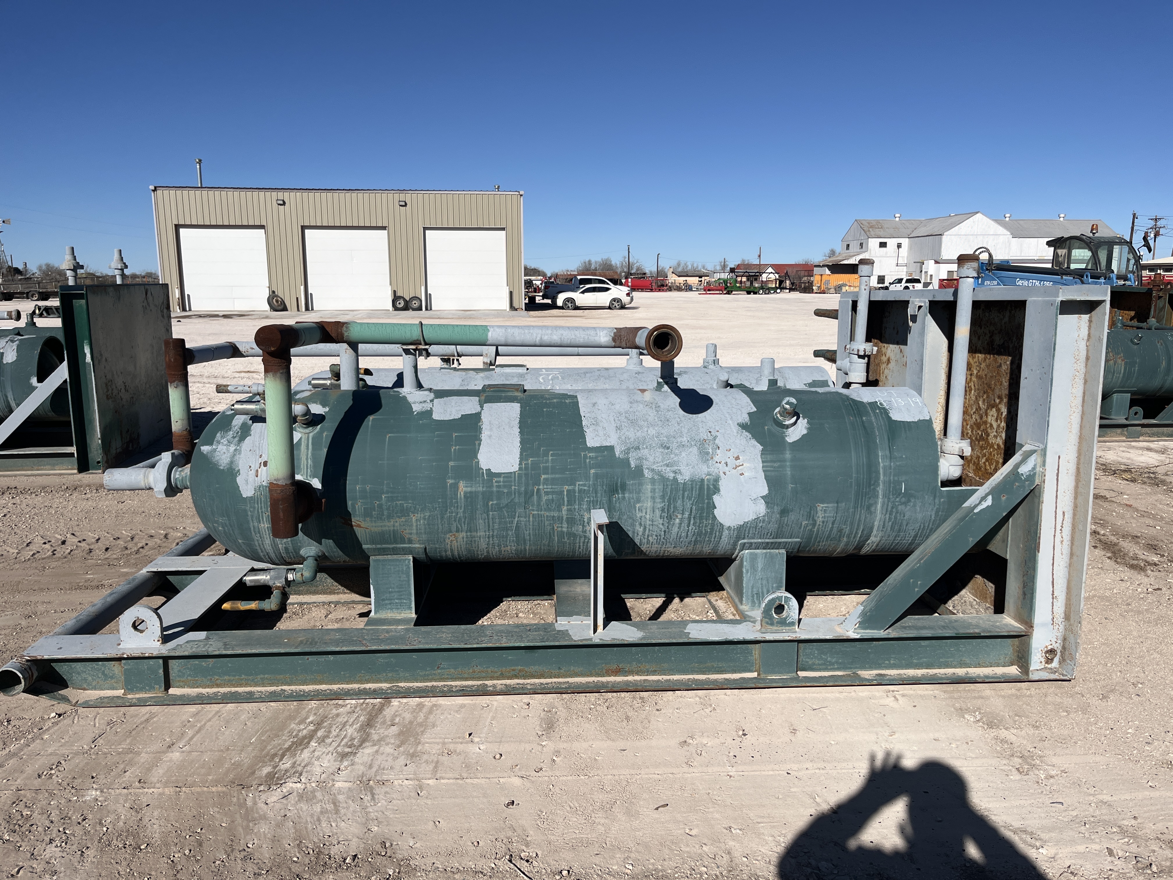 Used Sand Trap, Dual, Gravity, 30"x8', 3000#