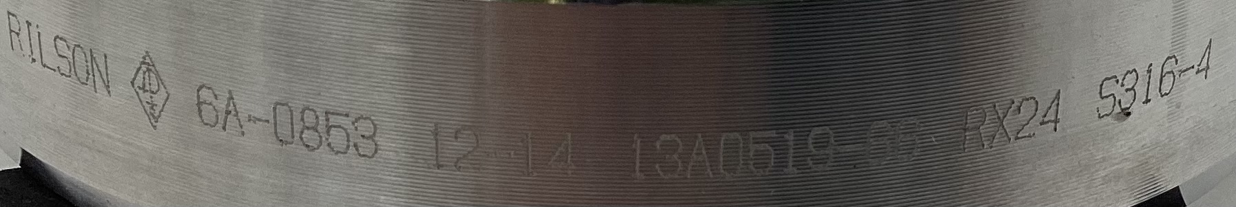 Gasket, Ring Joint, 2-1/2", 5000#, 316SS, R27