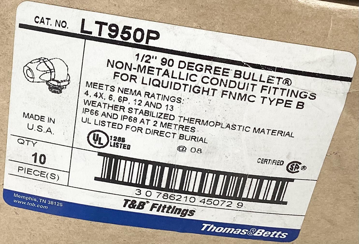 Fitting, Conduit, Liquid-tight, Electrical, 1/2", MxF