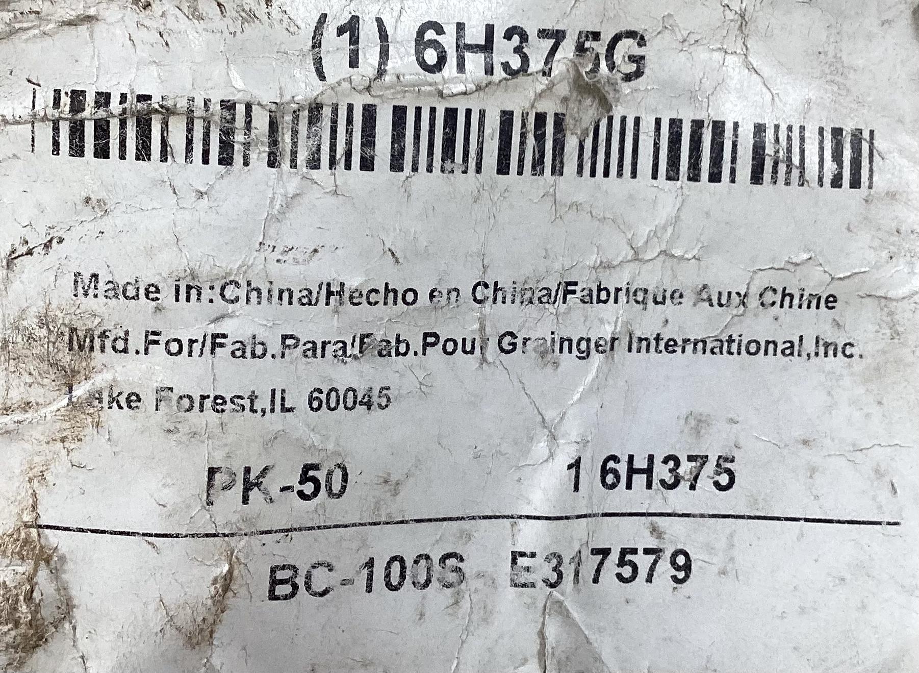 Conduit & Cable Hardware, 1/4", 50pcs/pk