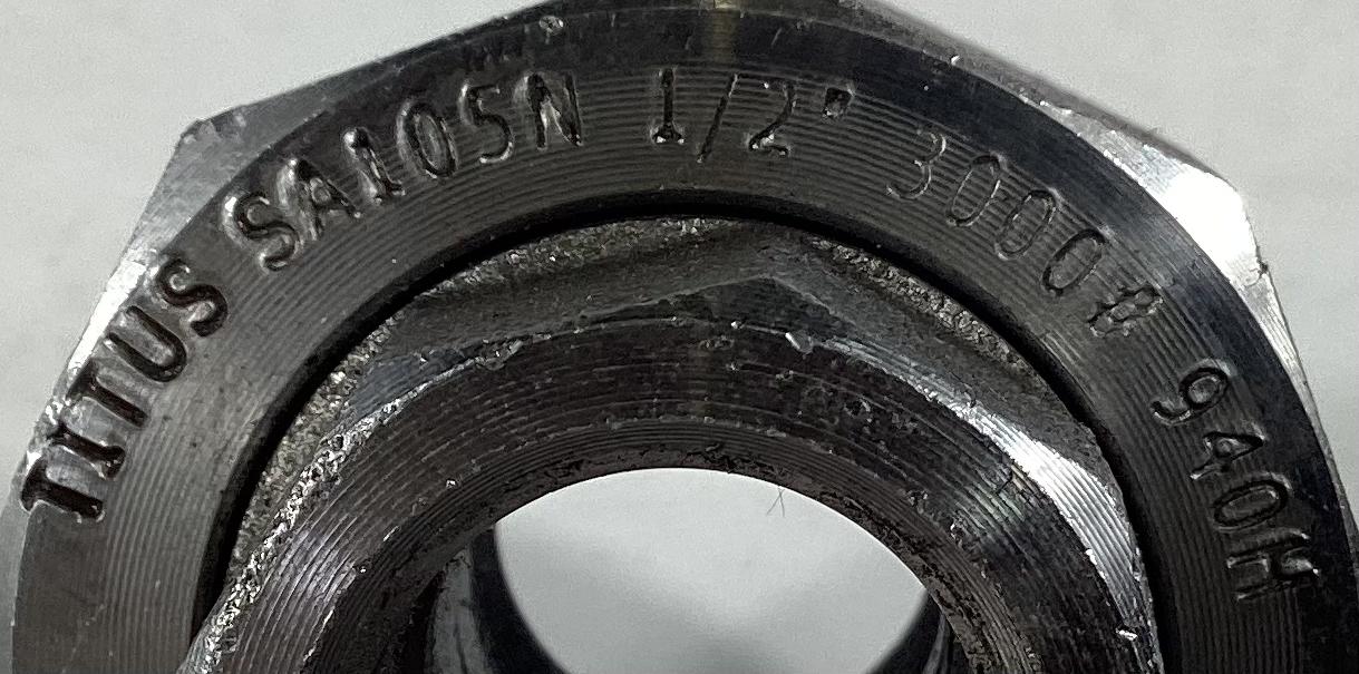 Union, Hex, THD, 1/2", 3M