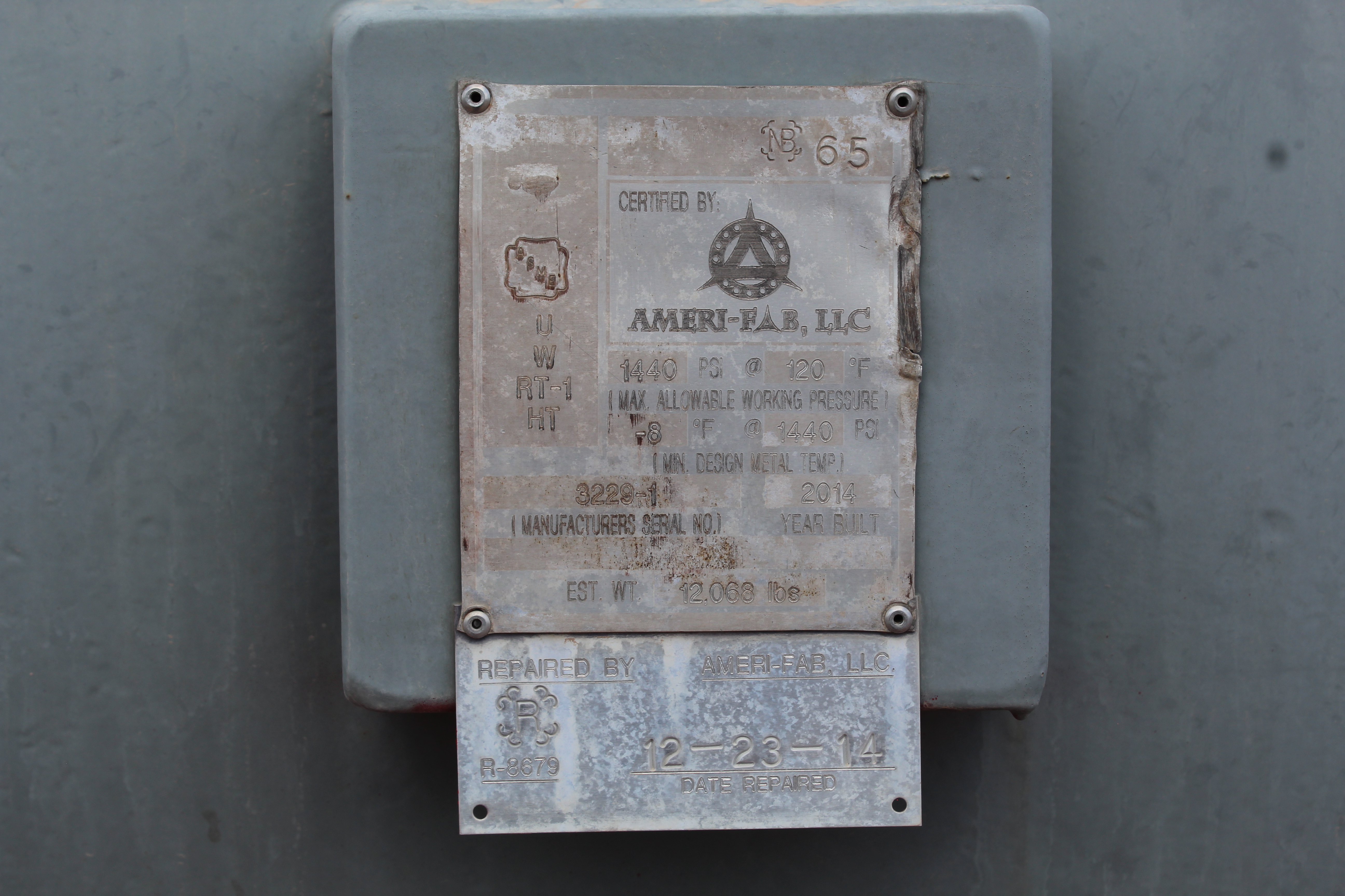 Used 2014 Ameri-Fab 48"x10', 1440#