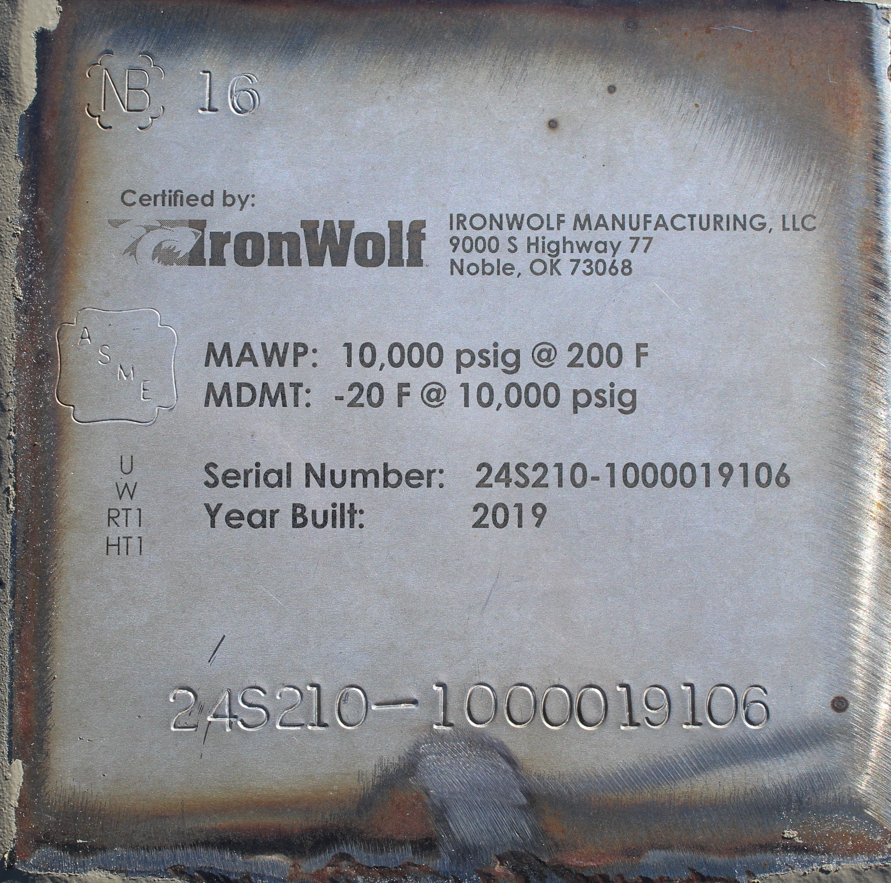 Sand Trap, Cyclonic, 24"x8', 10000#