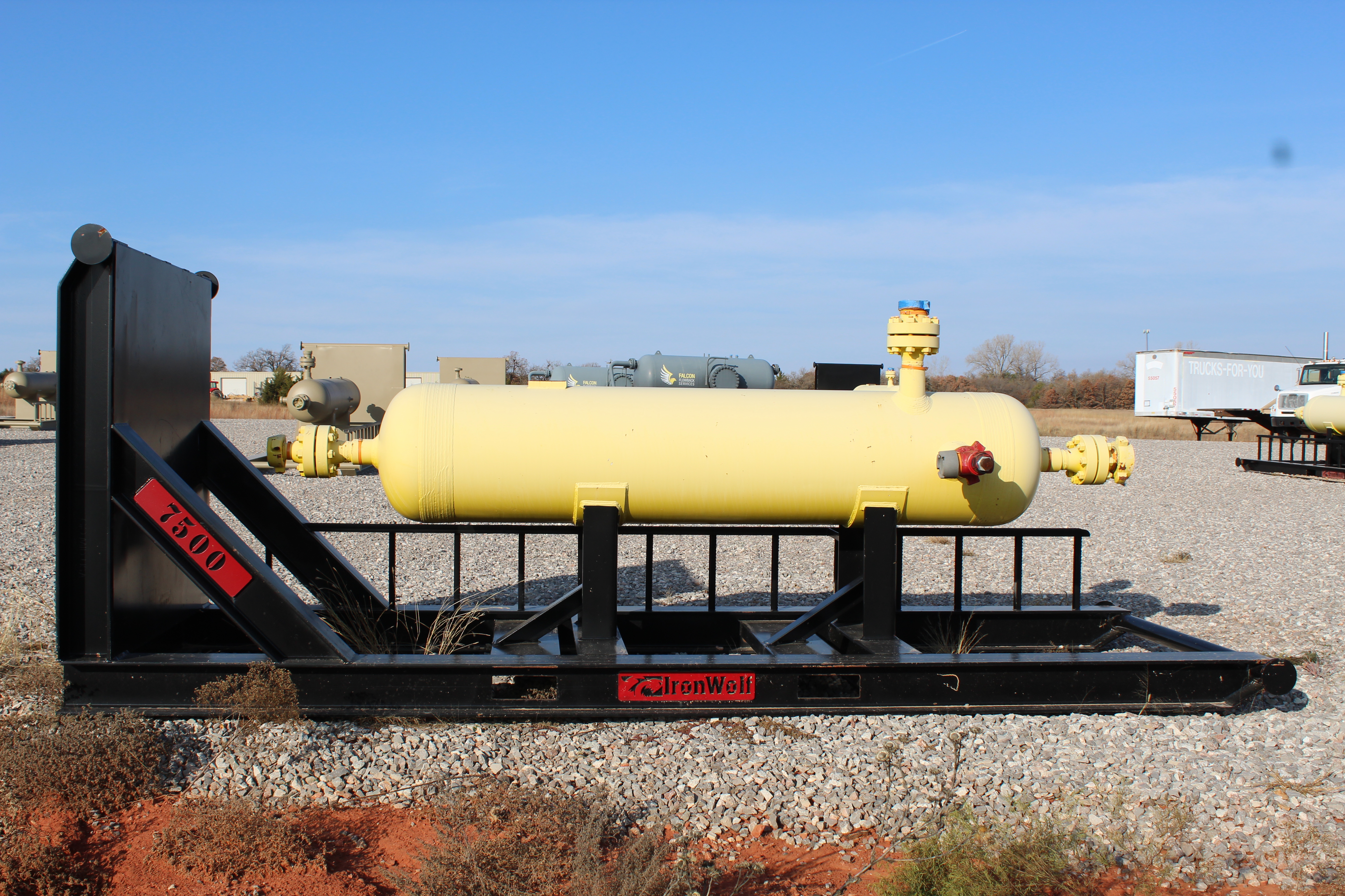 Used Sand Trap, Cyclonic, 24"x8', 7500#