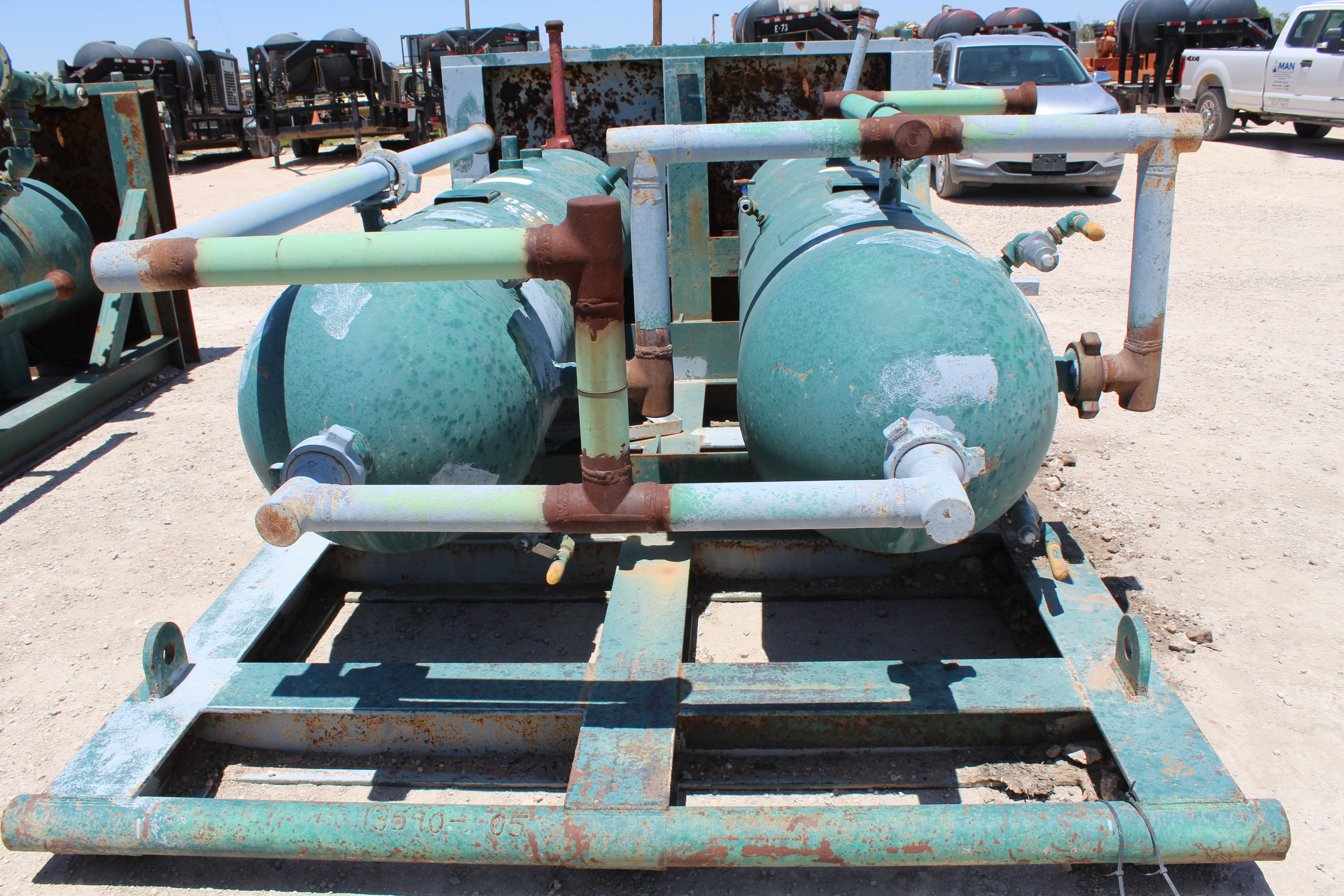 Used Sand Trap, Dual, Gravity, 30"x8', 3000#