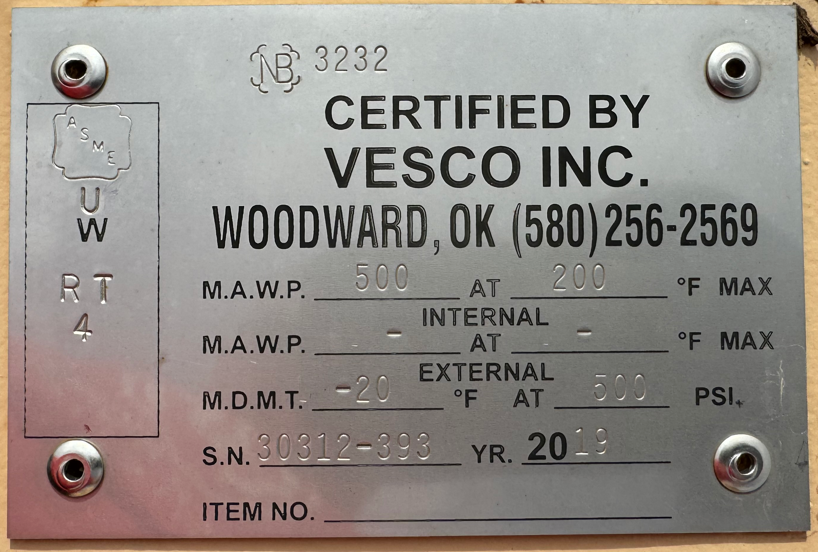 Separator, Vertical, 30"x10', 500#