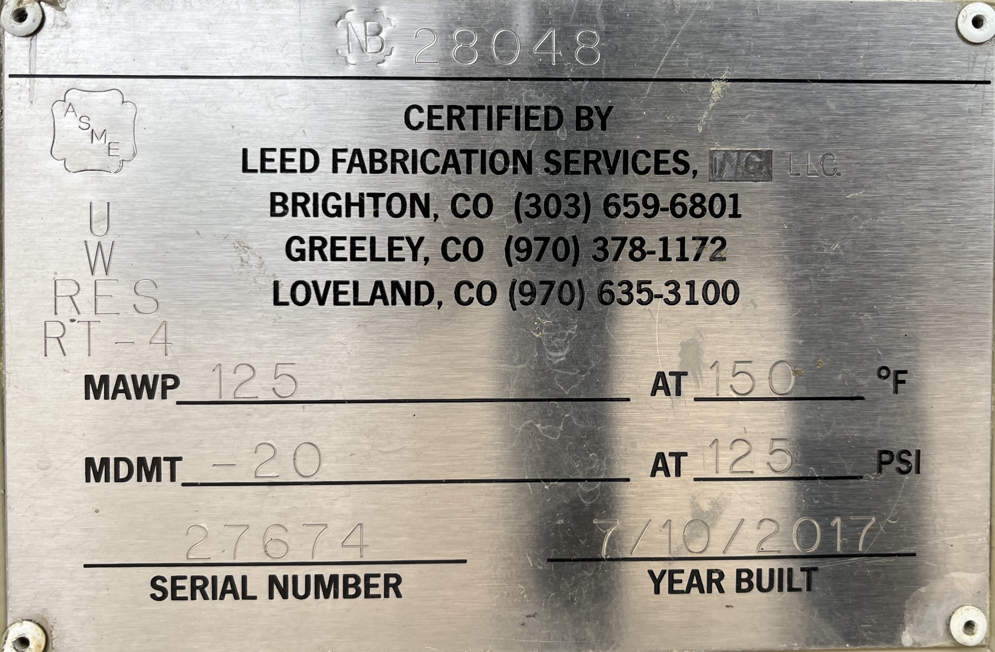 Used Flare Knockout, 24"x6', 125#