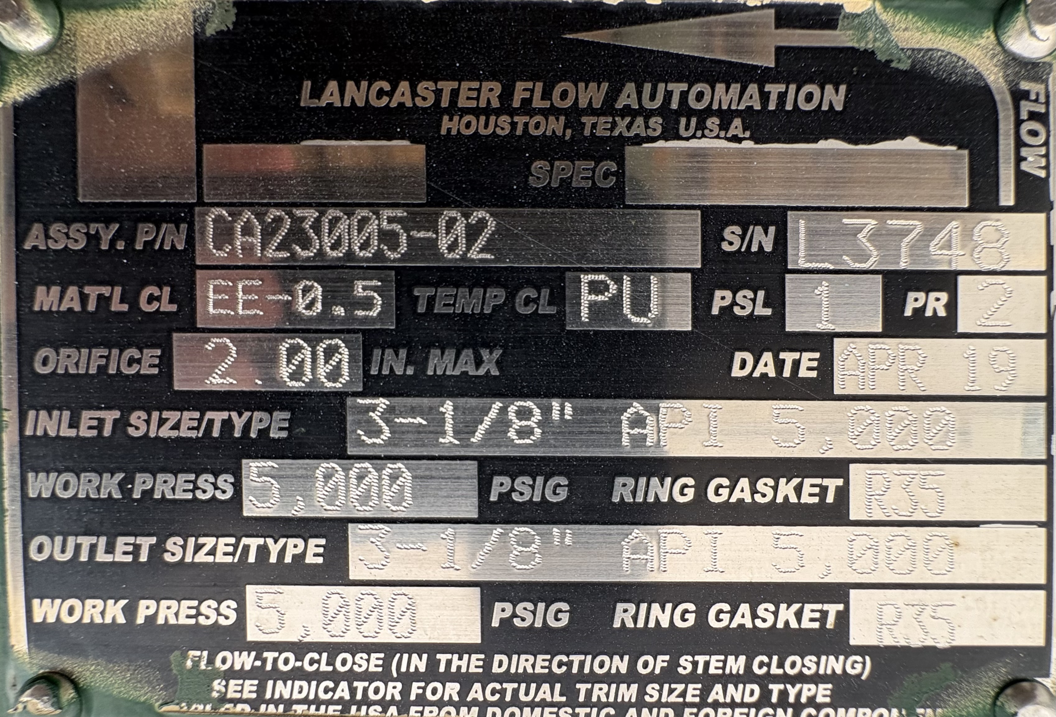 GPU, Single, 30"x8', 1440, 1.5 mmbtu