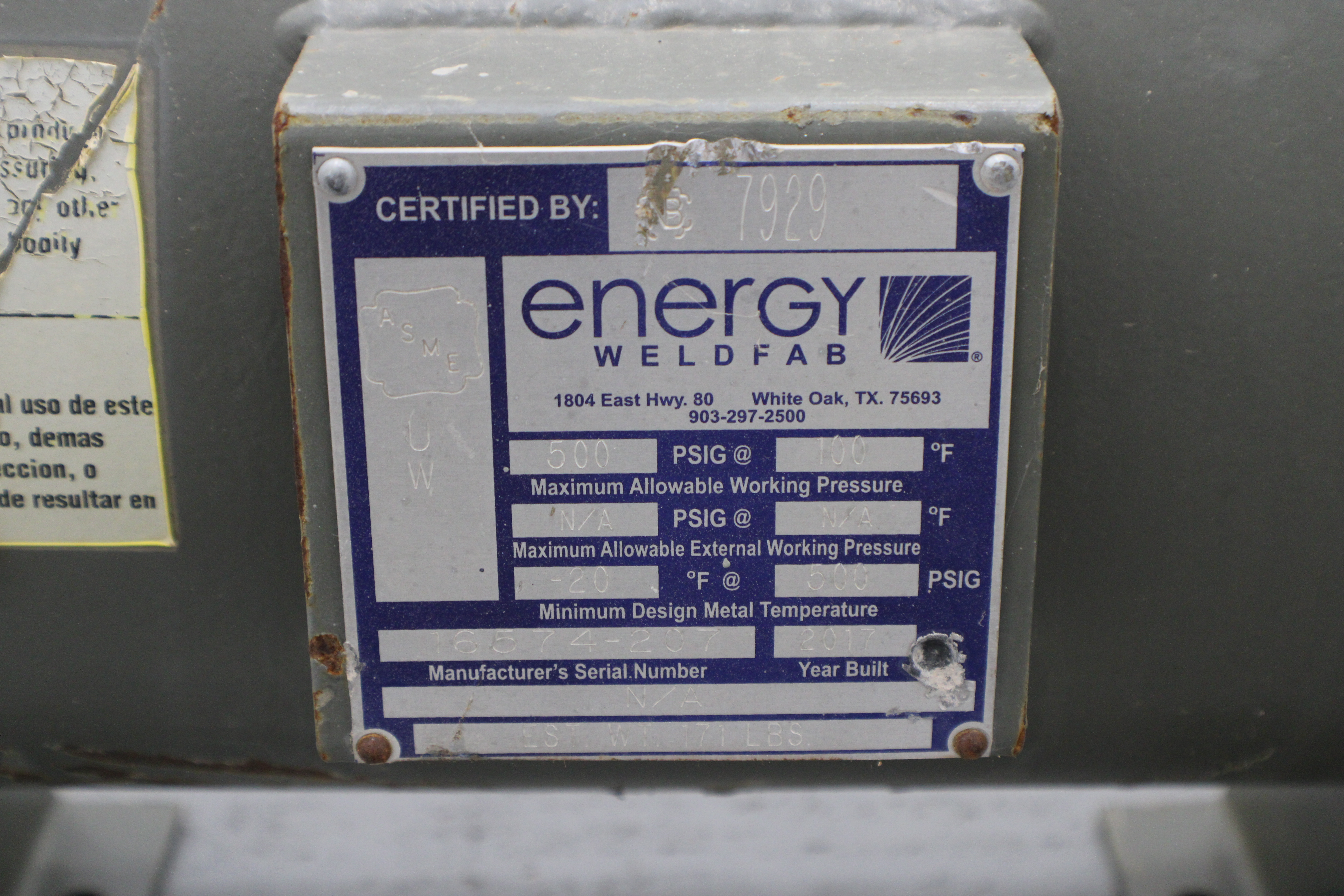 Used Blowcase, Horizontal, 12"x24", 500#