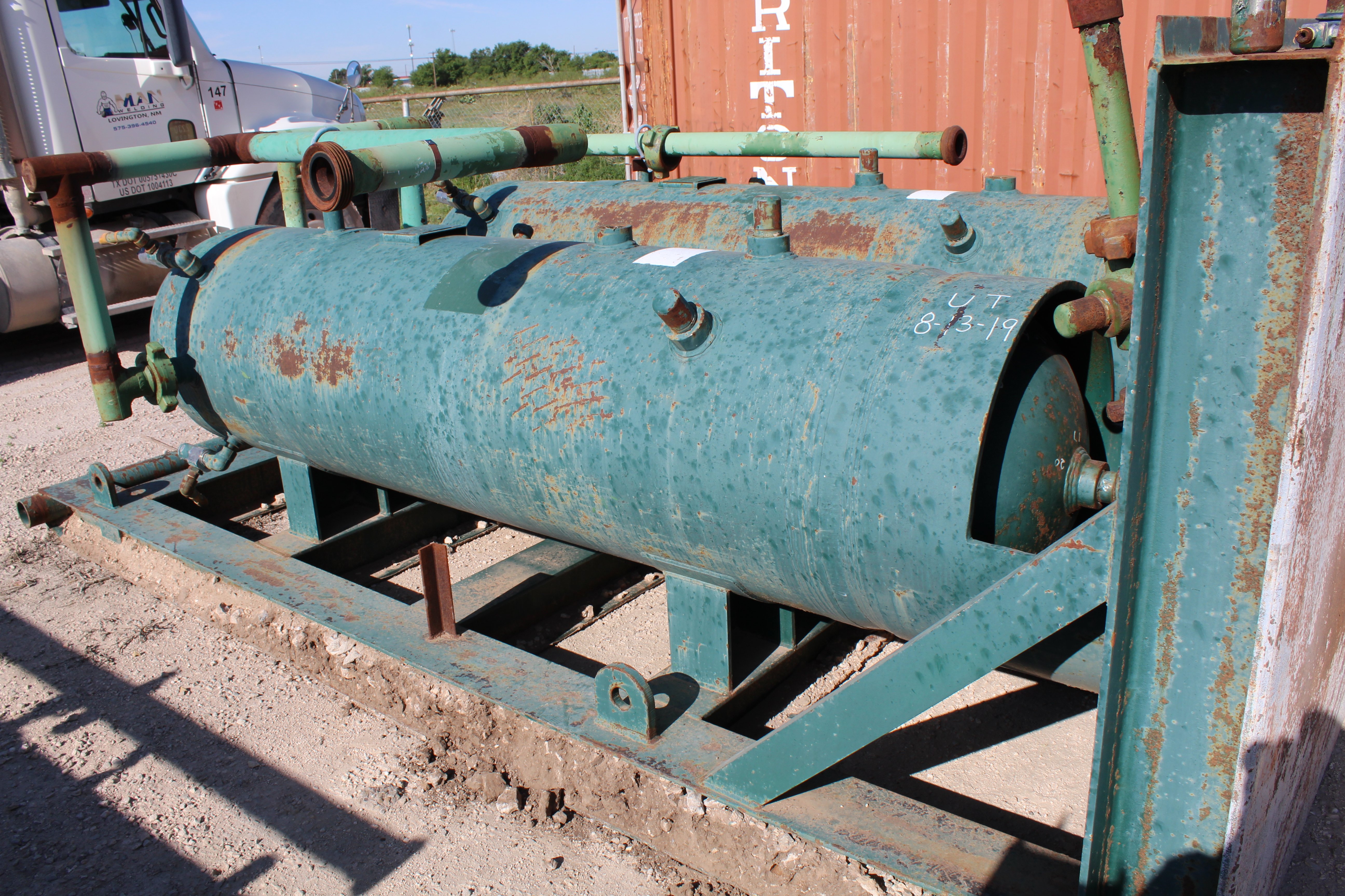 Used Sand Trap, Dual, Gravity, 30"x8', 3000#