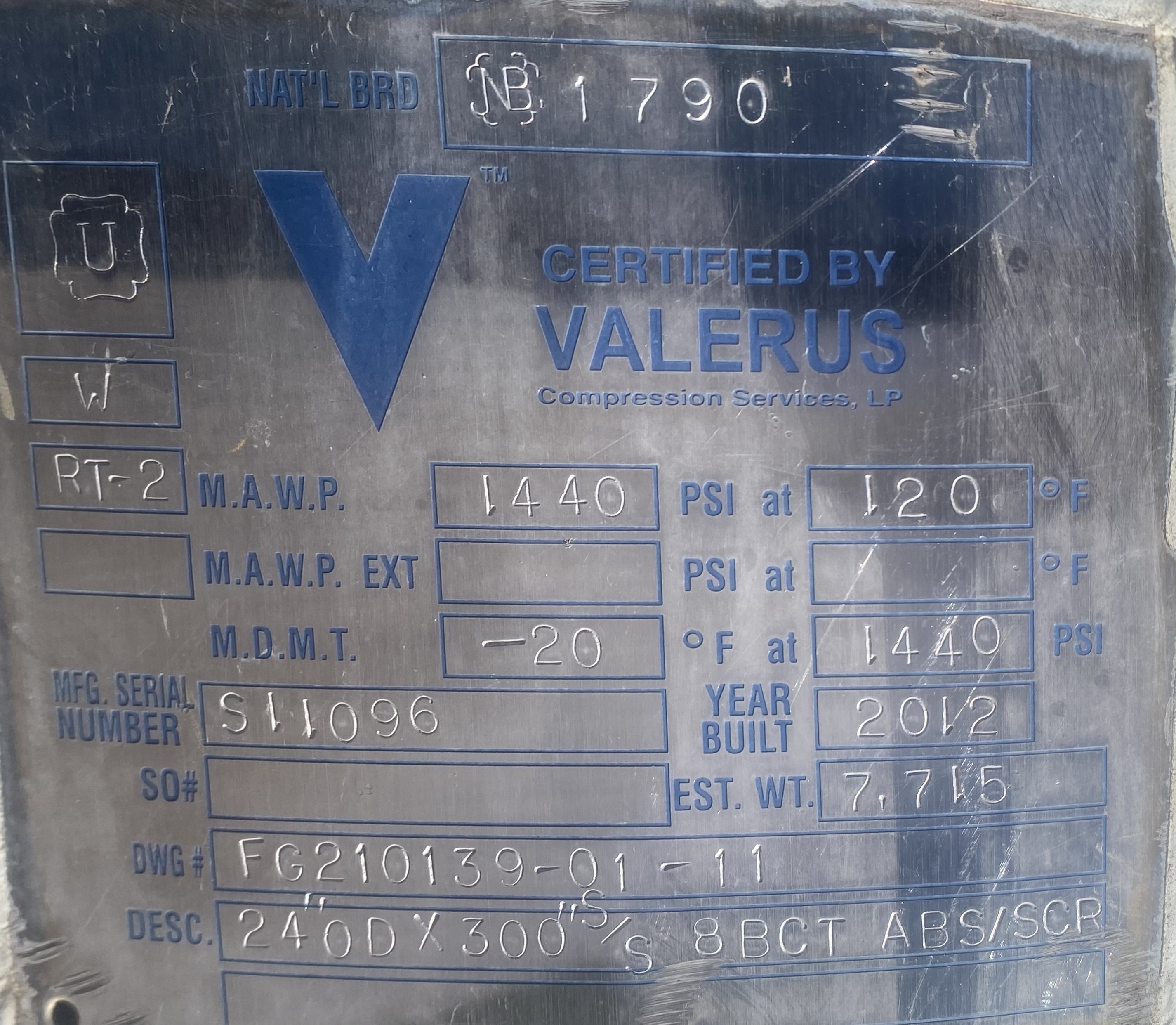 Used Tower, Glycol, BCT, 24"x25', 1440#