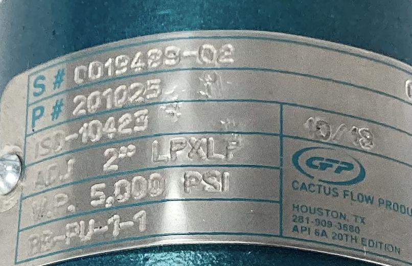 Choke Assembly, Cactus, CN60, FNPT/MNPT 2", 5000#