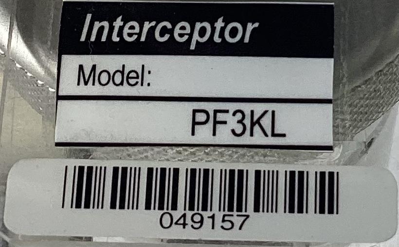 Interceptor Gas Sampler, Model #PF3KL, 1480#