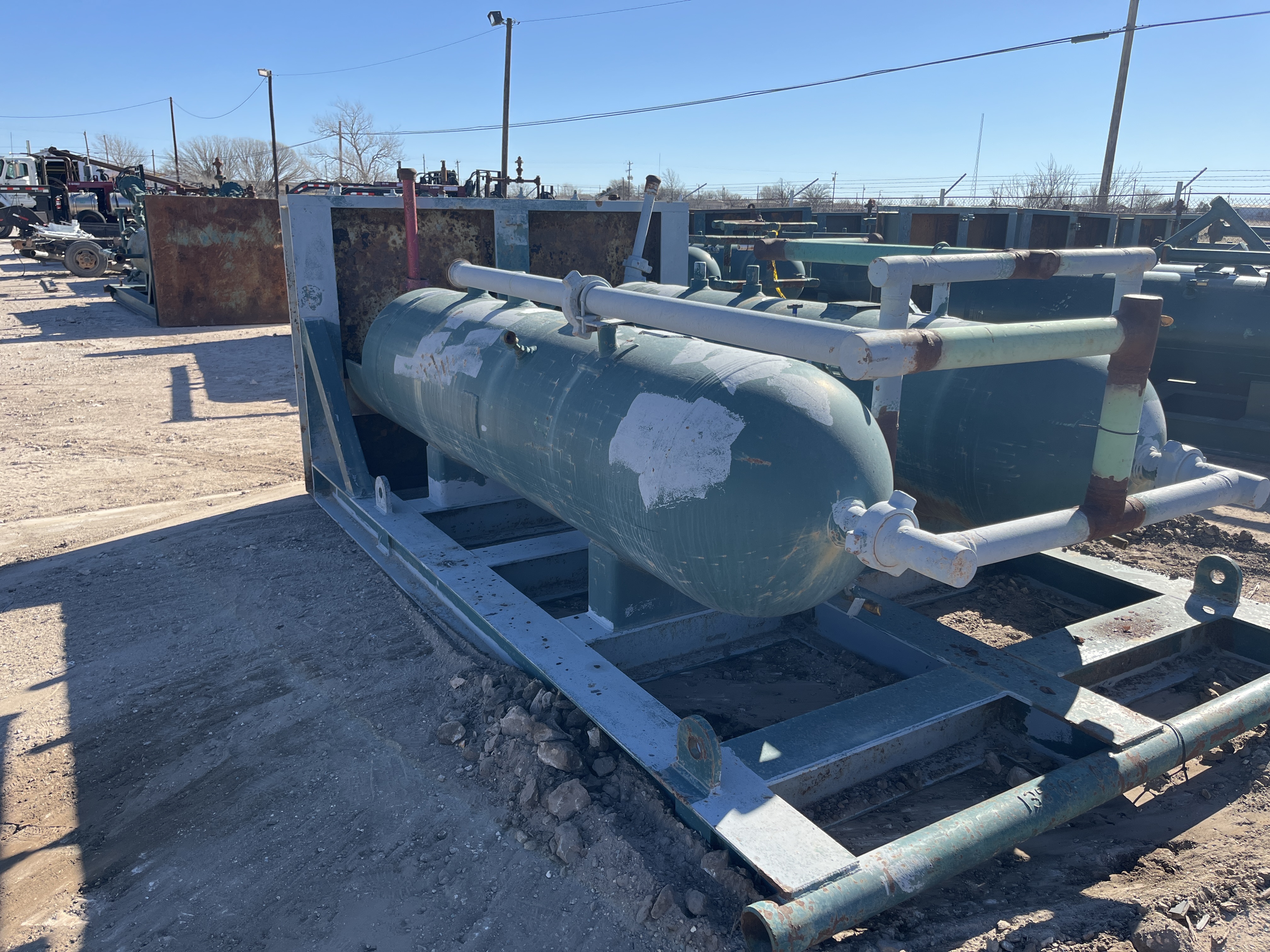 Used Sand Trap, Dual, Gravity, 30"x8', 3000#