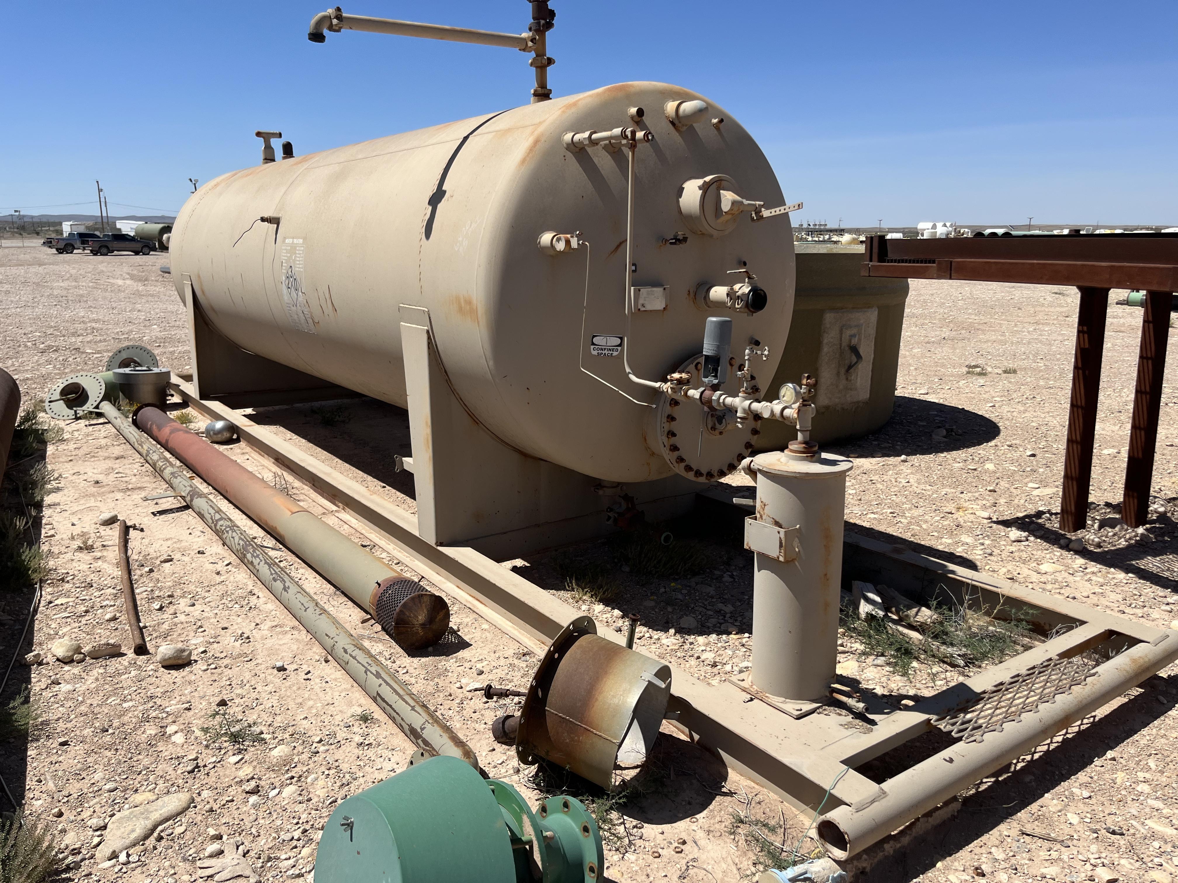 Used Heater Treater, Horizontal, 6'x20', 75#