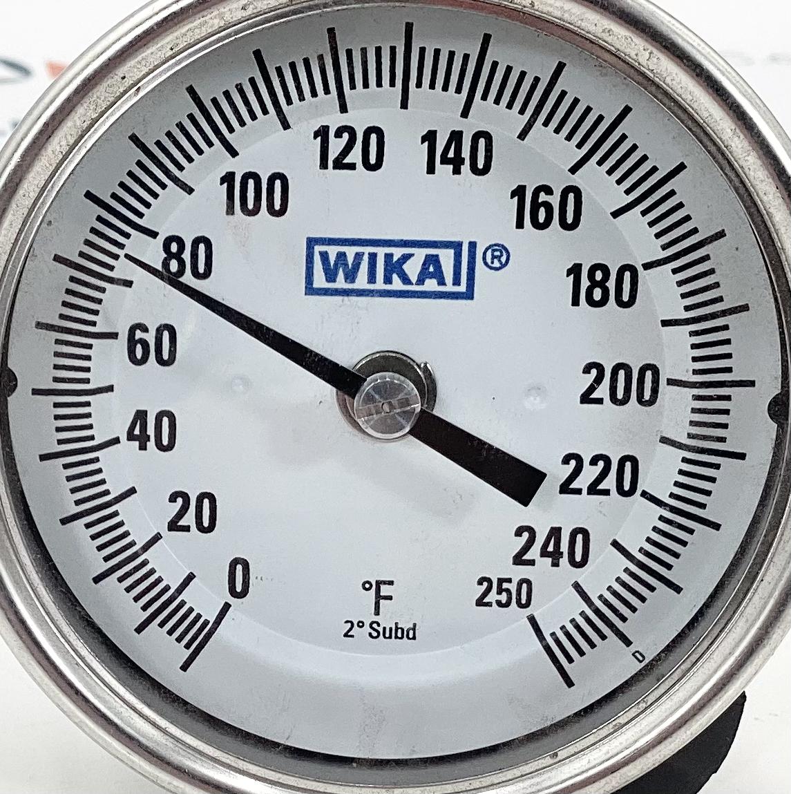 Gauge, Temperature, 1/2"x3"x6", 0-250°F