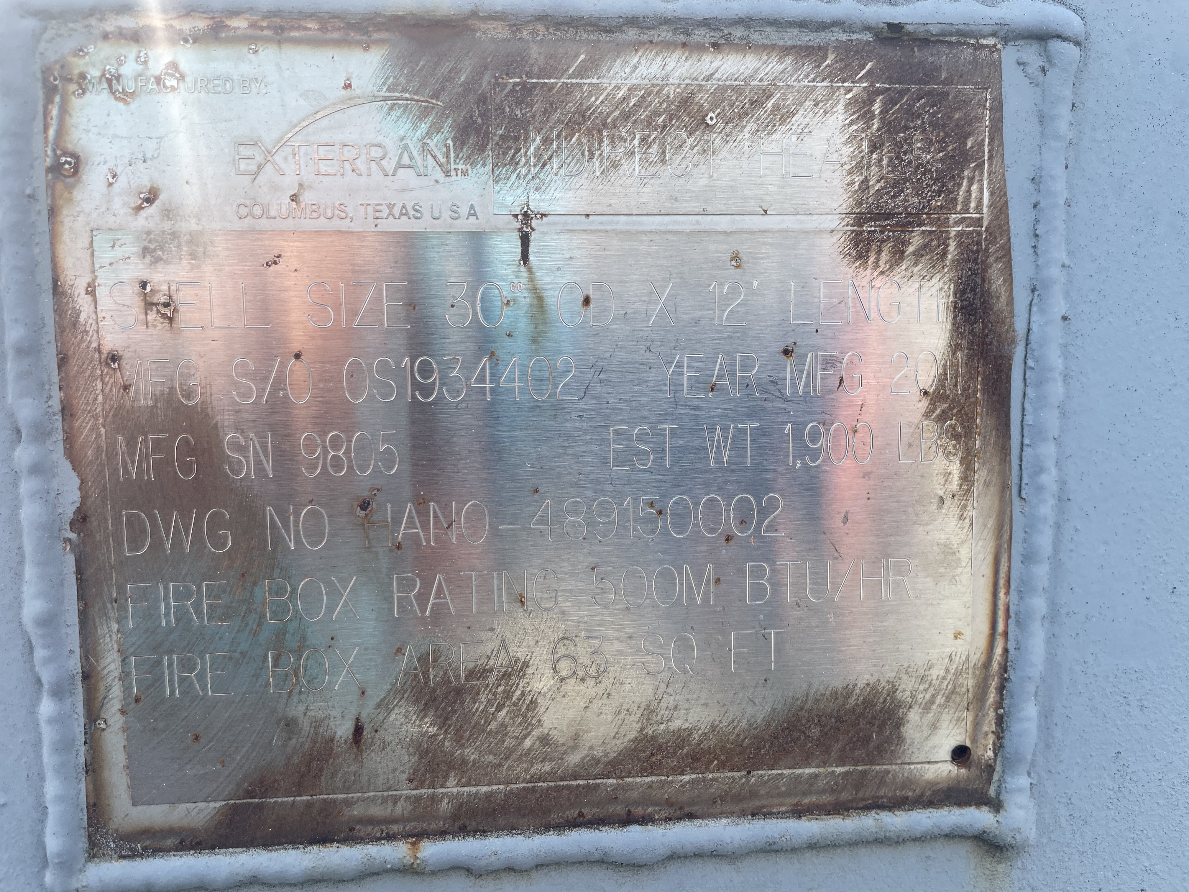 Used Stabilizer, 1000 bpd