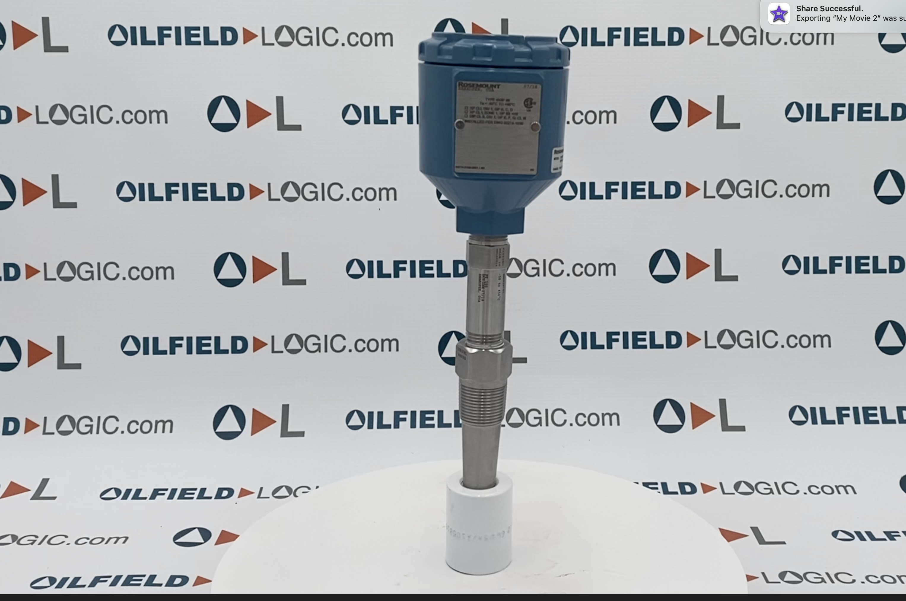 Thermocouple, Rosemount 214C, 1/2 inch NPT, 4.25 inch sensor