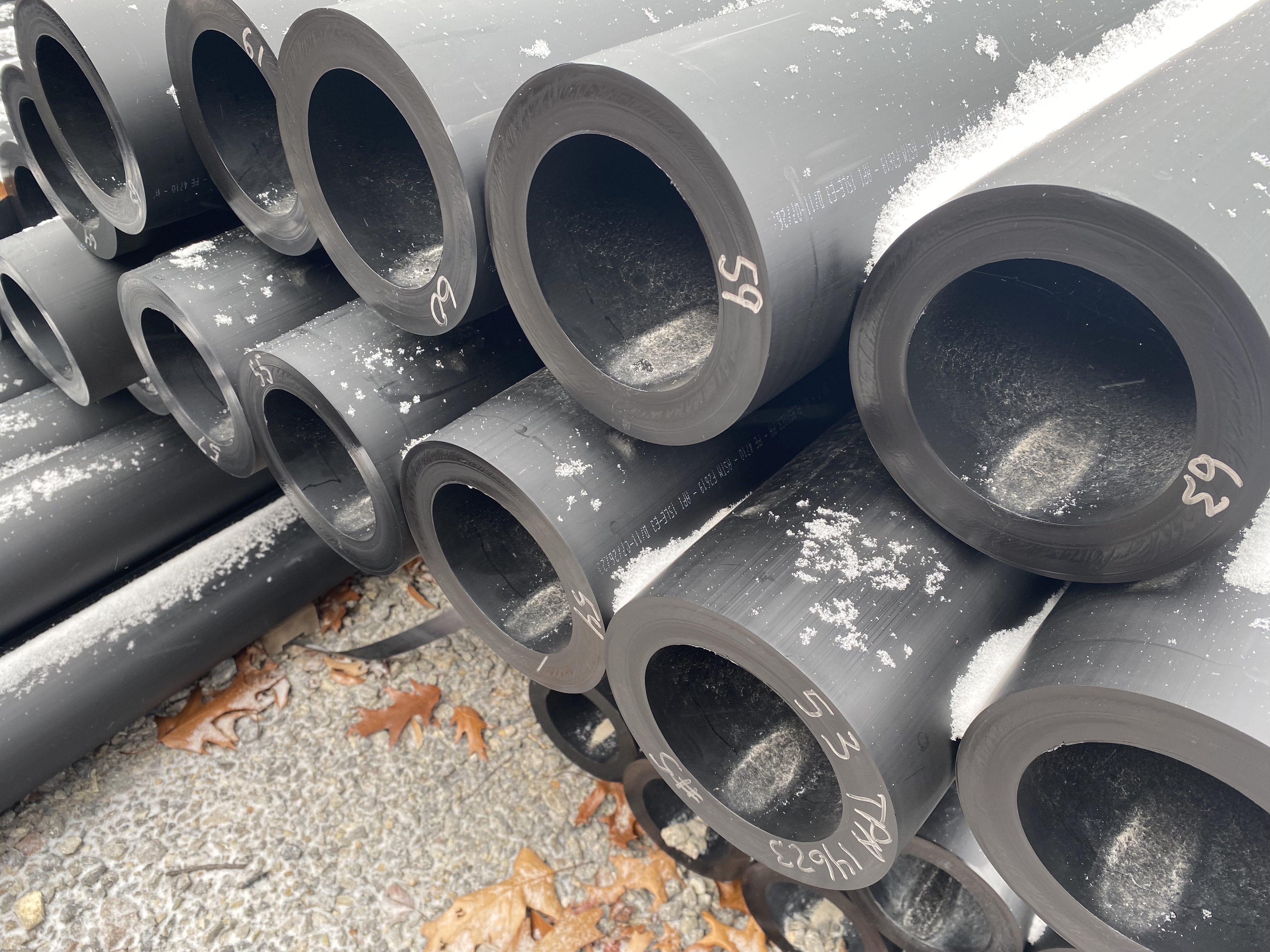 HDPE Pipe, IPS 6" DR 7, PE 4710, ASTM F 2619, API 15LE, 9,620'