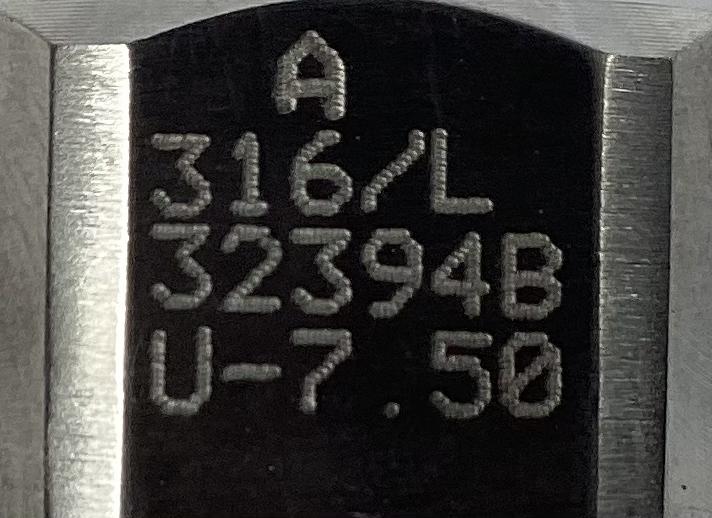 Thermowell, THD, 1/2"x3/4"x7-1/2", 316SS