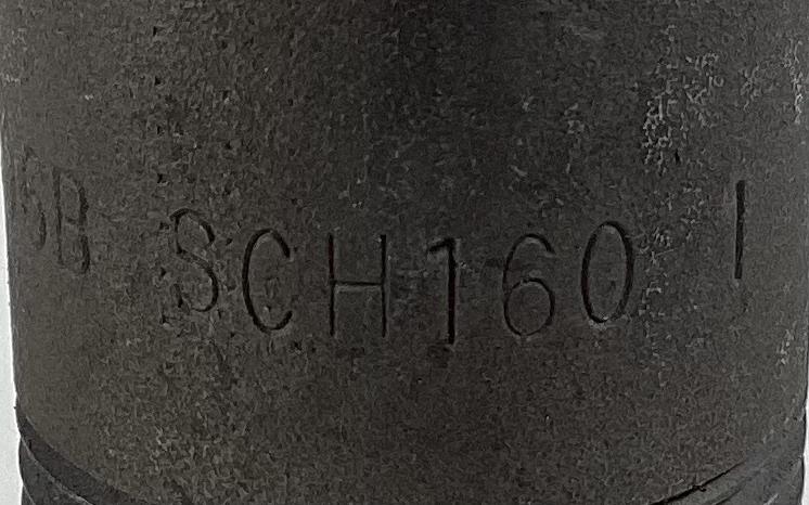 Nipple, 1"x3", SCH160