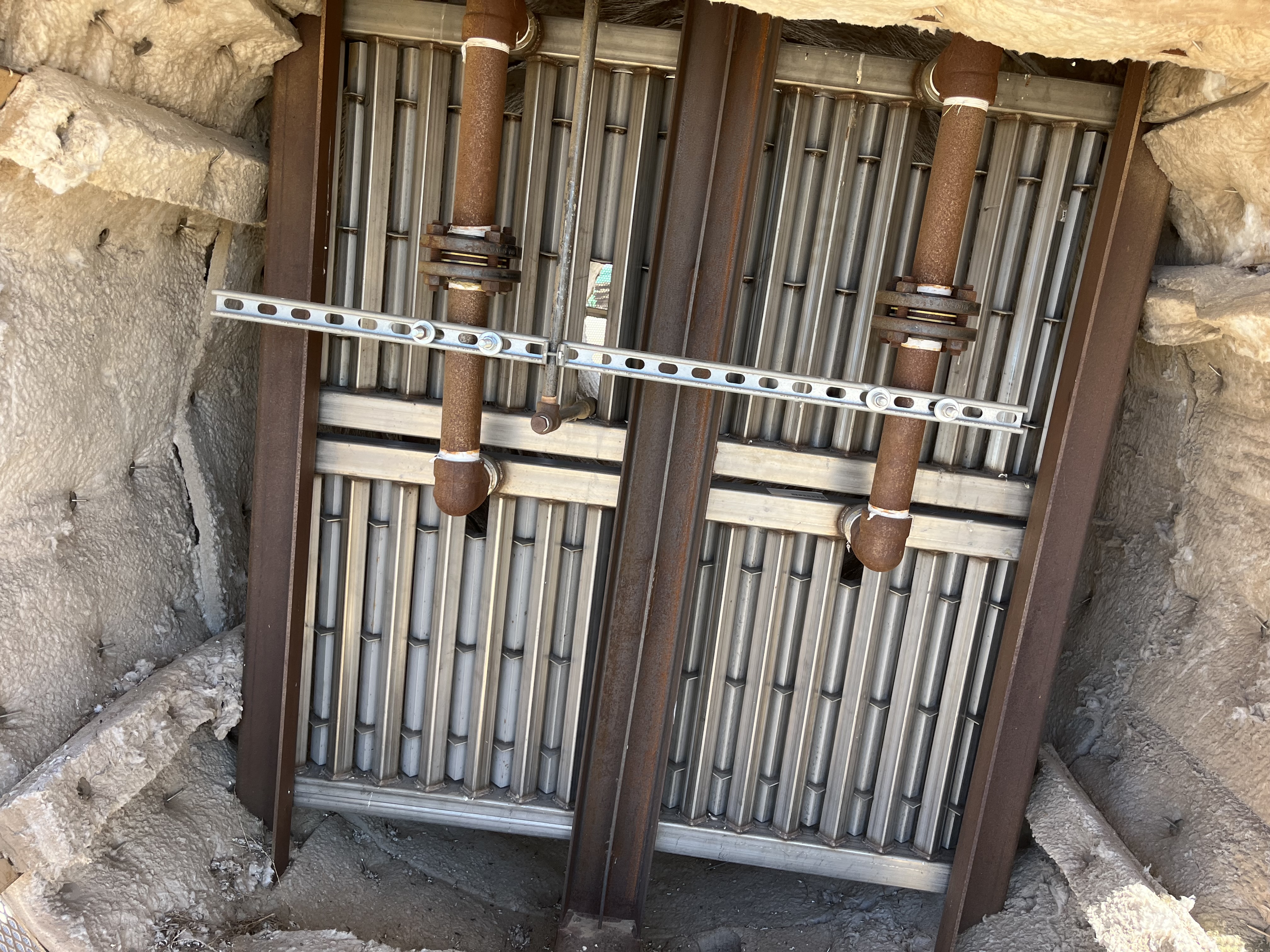 Used Combustor / Flare, 84"x30', 53 MMBtu/hr