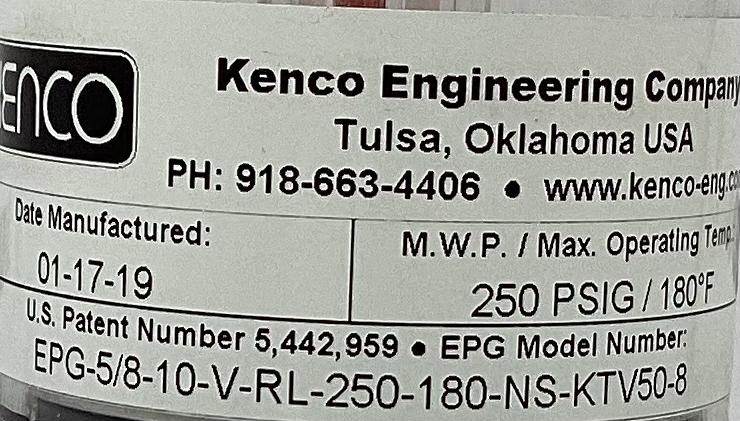 Gauge, Level, Liquid, 5/8"x8", 250#