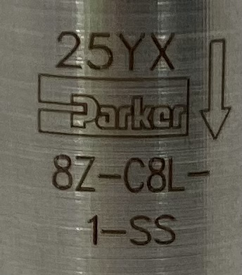 Valve, Check, Parker, 1/2", 6000#