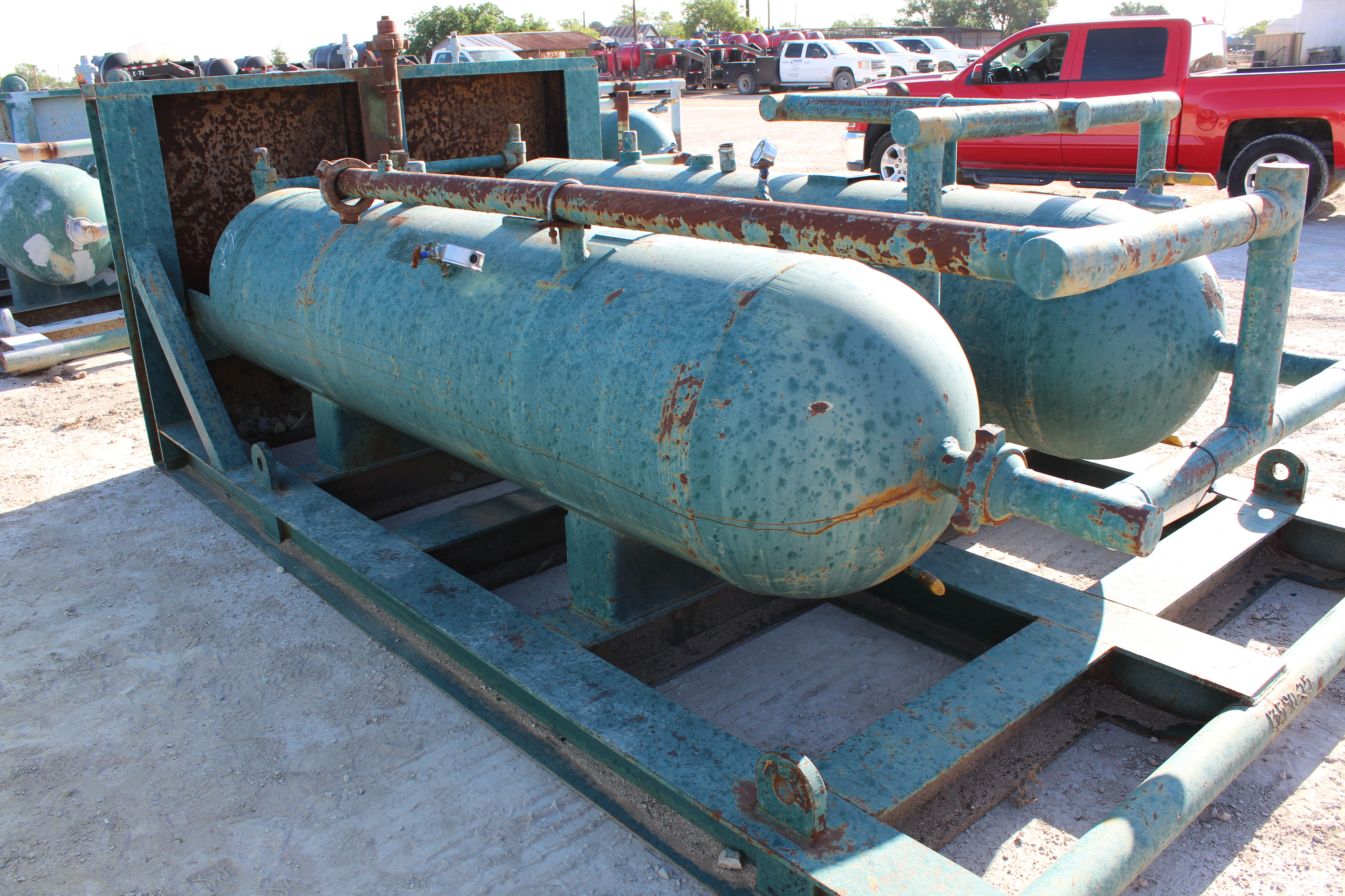 Used Sand Trap, Double, Gravity, 30"x8', 3000#