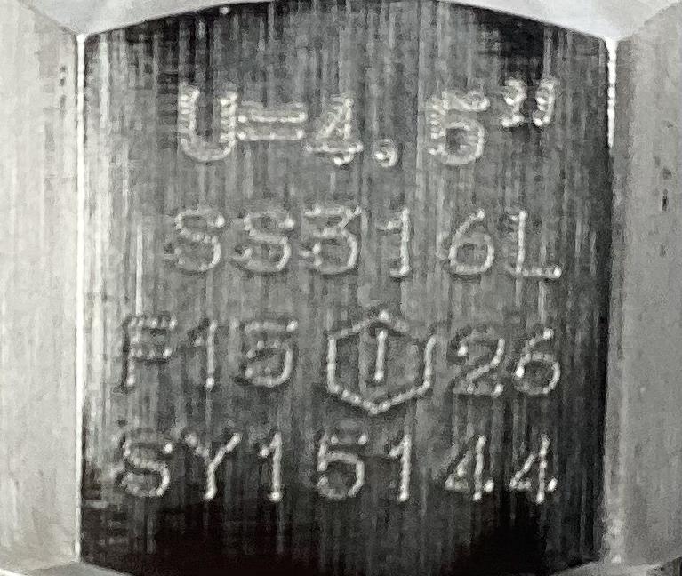 Thermowell, THD, 1/2"x3/4"x4-1/2", 316SS