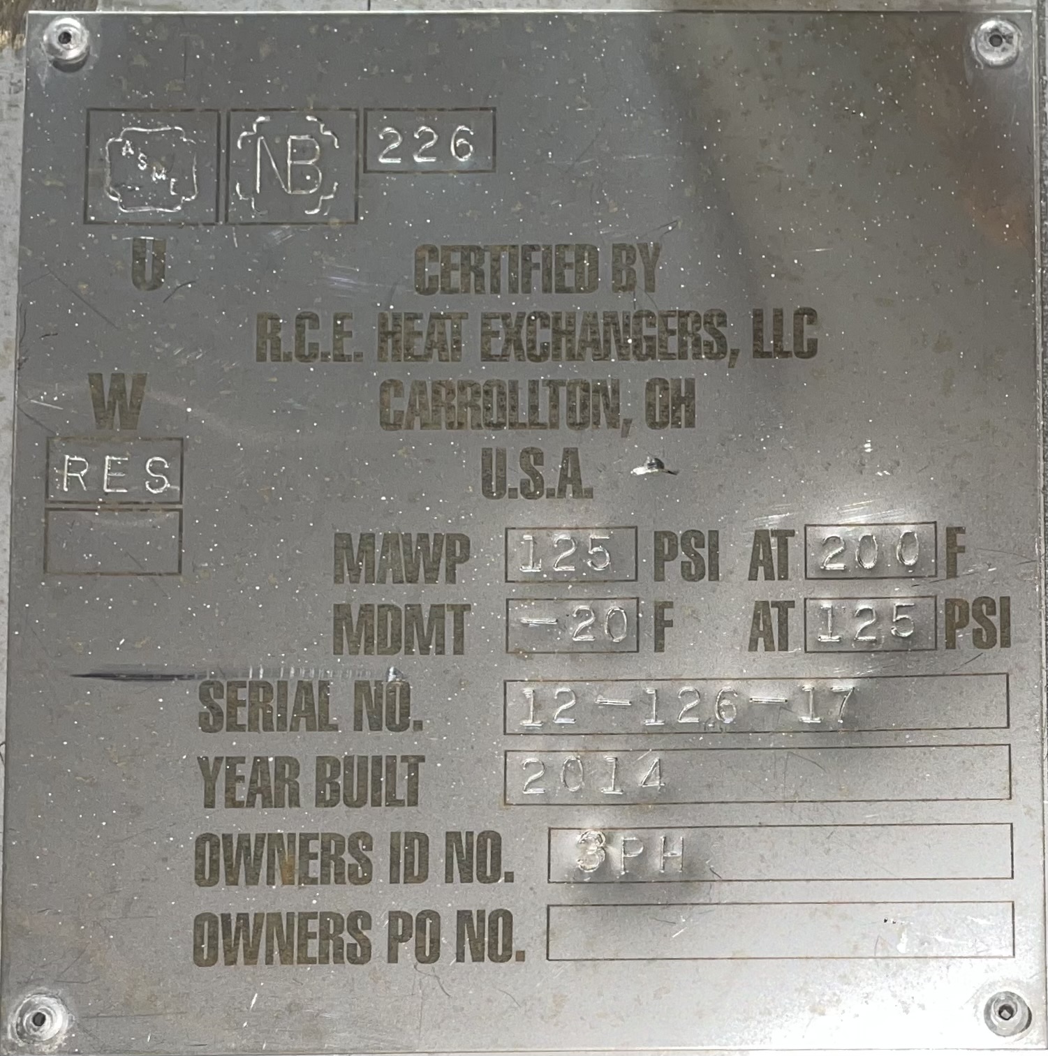 Used Dehy, Regen, 500 MBTU