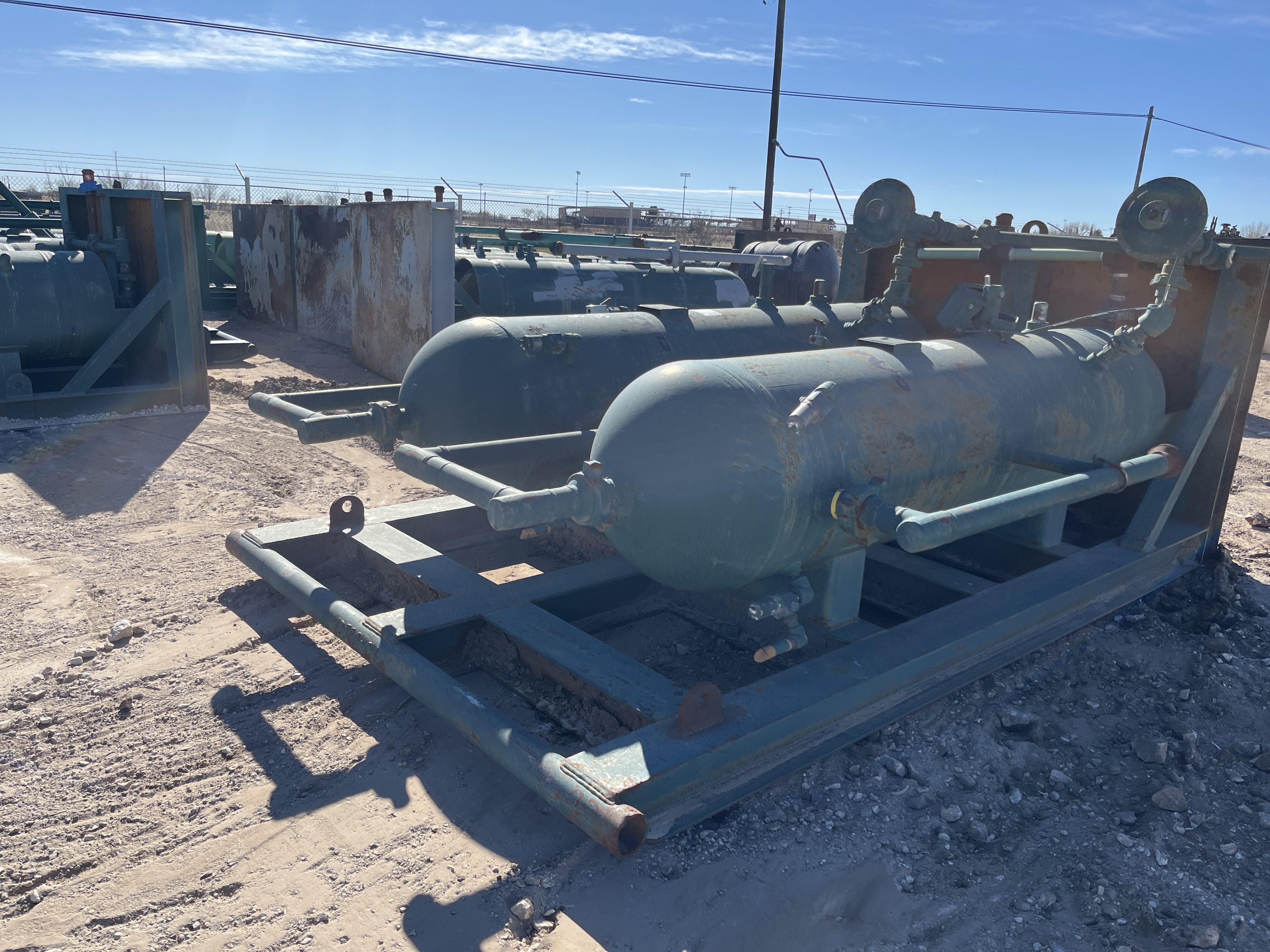 Used Sand Trap, Dual, Gravity, 30"x8', 3000#