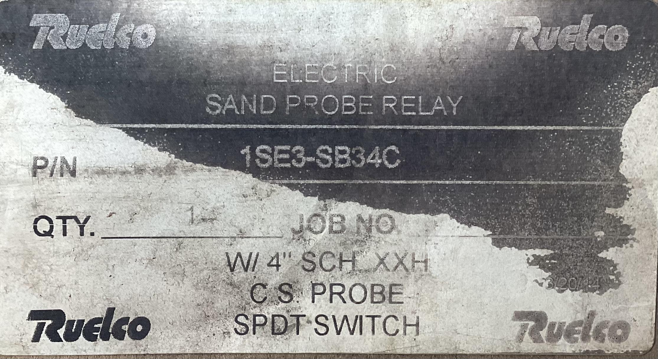 Relay, Sand Probe, Ruelco, 3/4" MNPT, Electric