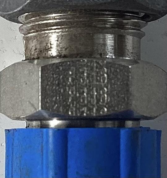 Fitting, Tube, Stainless Steel, 3/8"x3/8", Tubing x MNPT