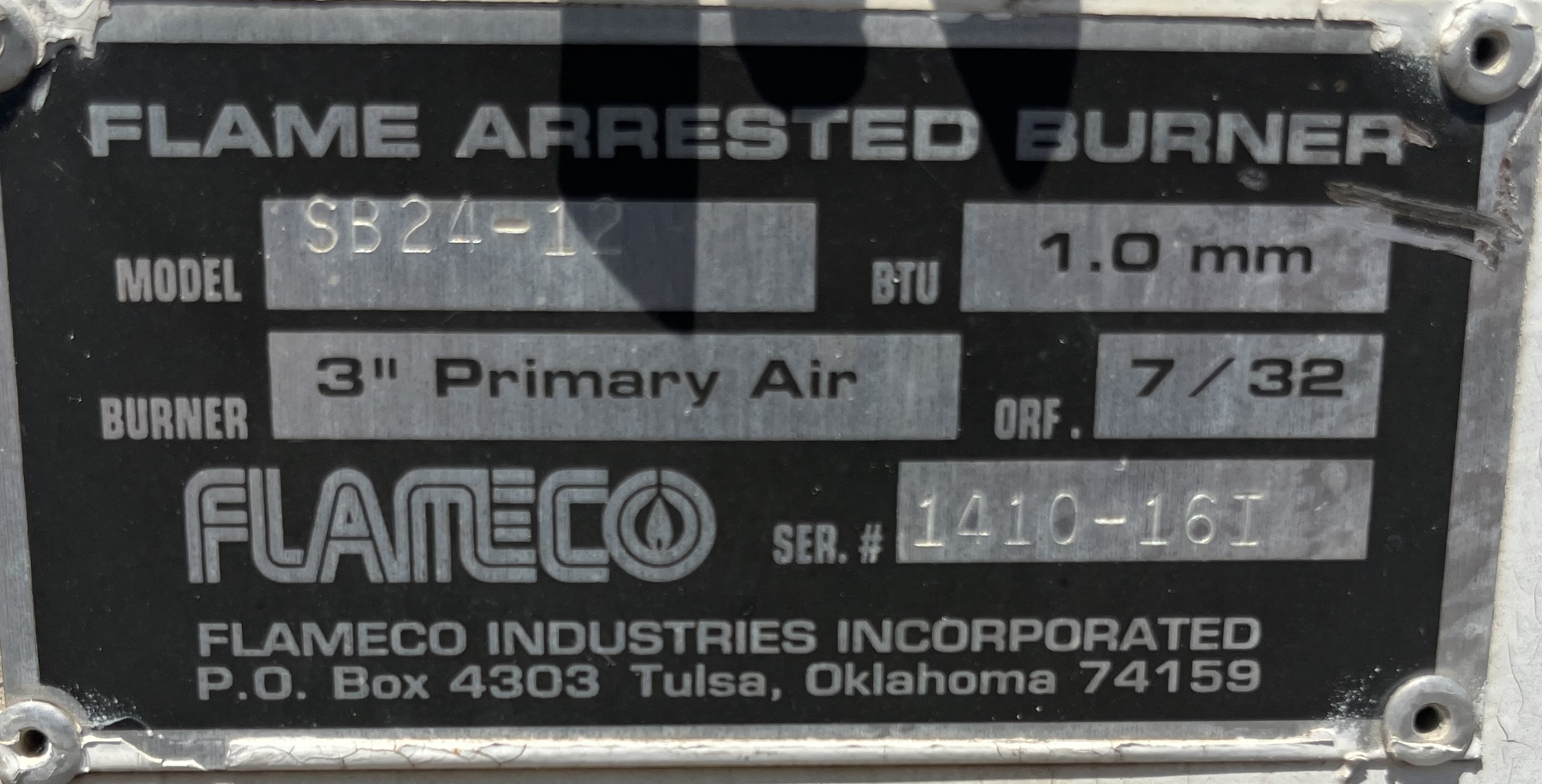 Used GPU, Single, 30"x10', 1440, 1 mmbtu