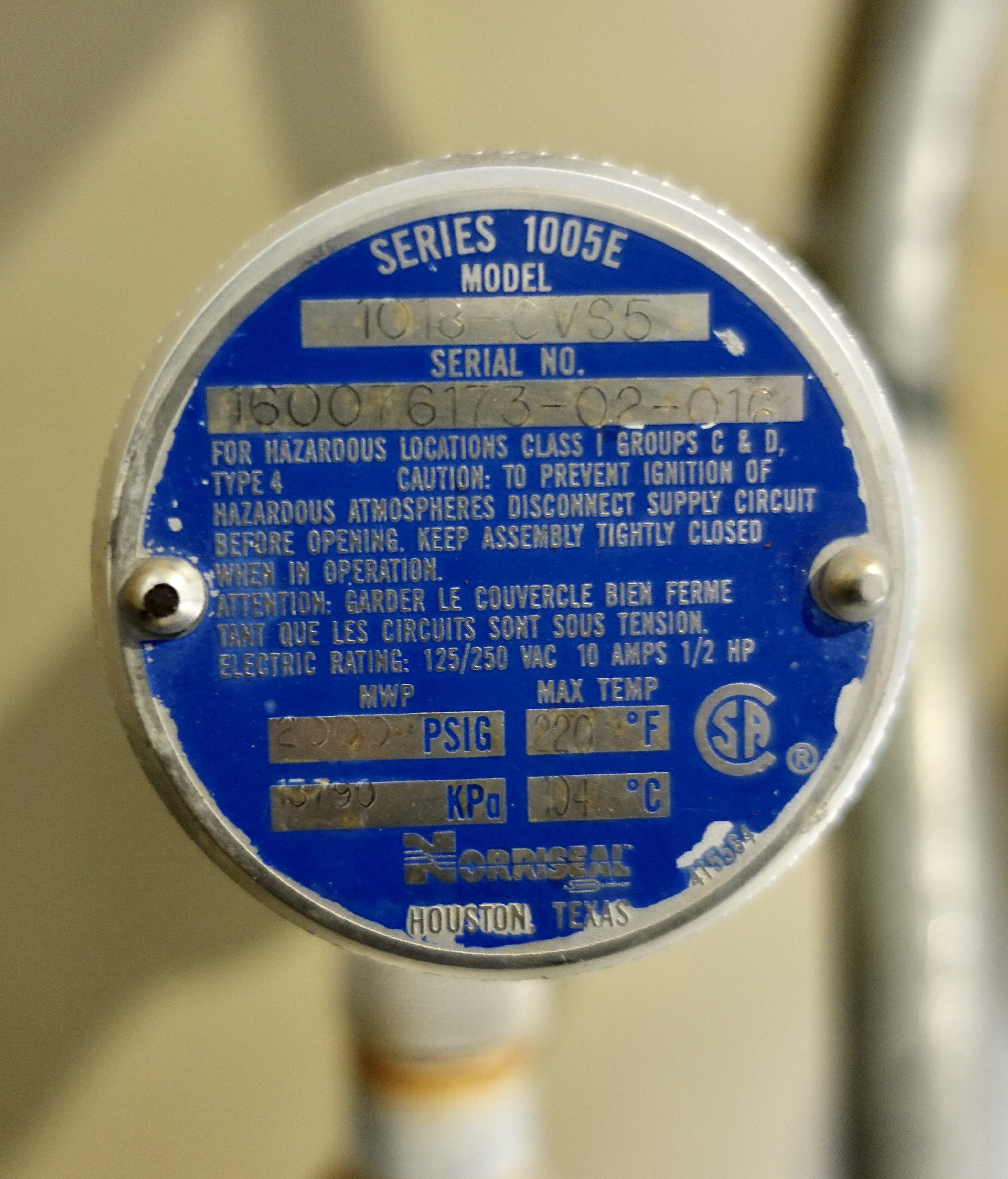 Used Separator, Vertical, 2P, 30"x10', 1440#