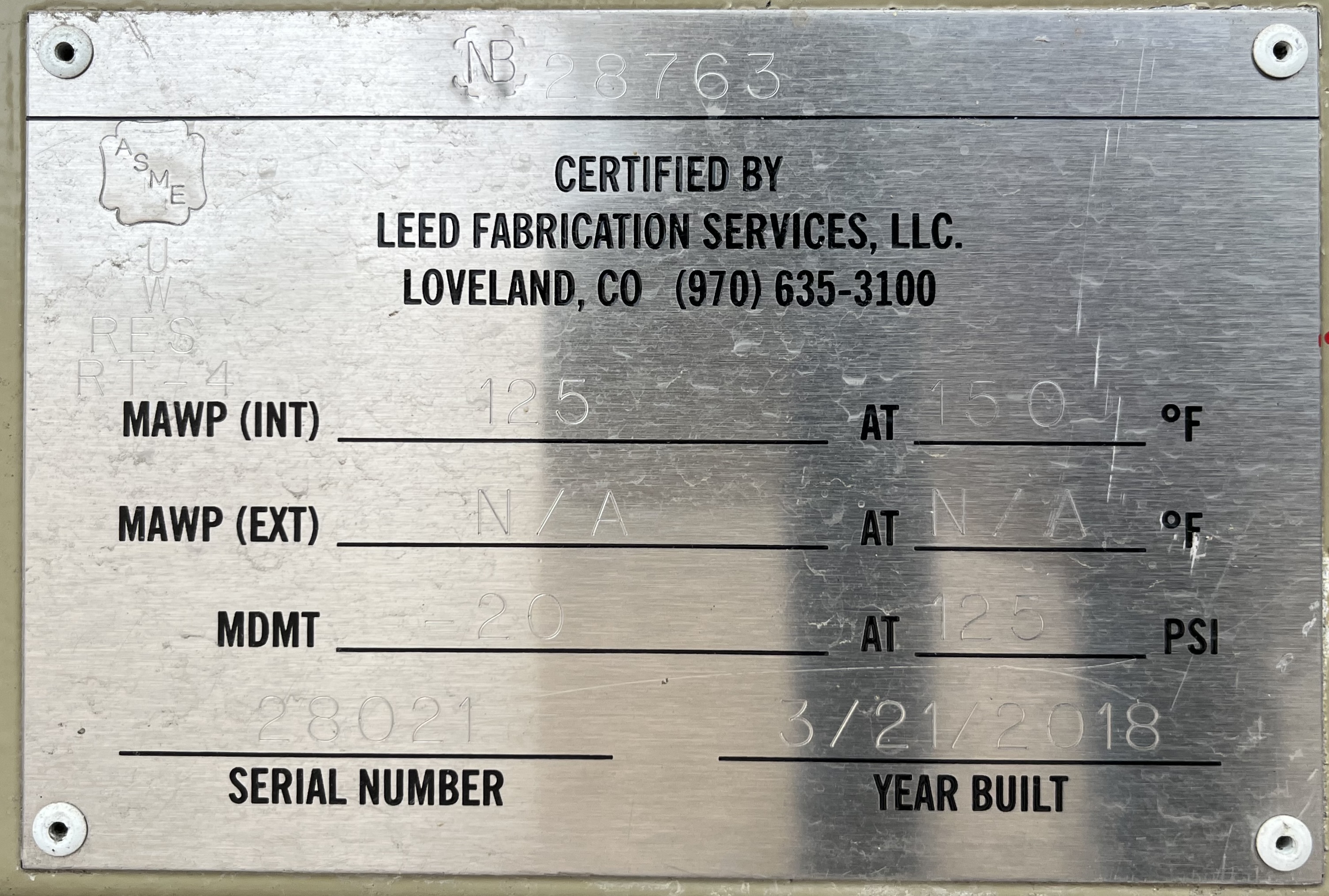 Used Flare Knockout, 24"x6', 125#