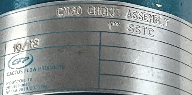Choke Assembly, Cactus, CN60, FNPT/MNPT 2", 5000#