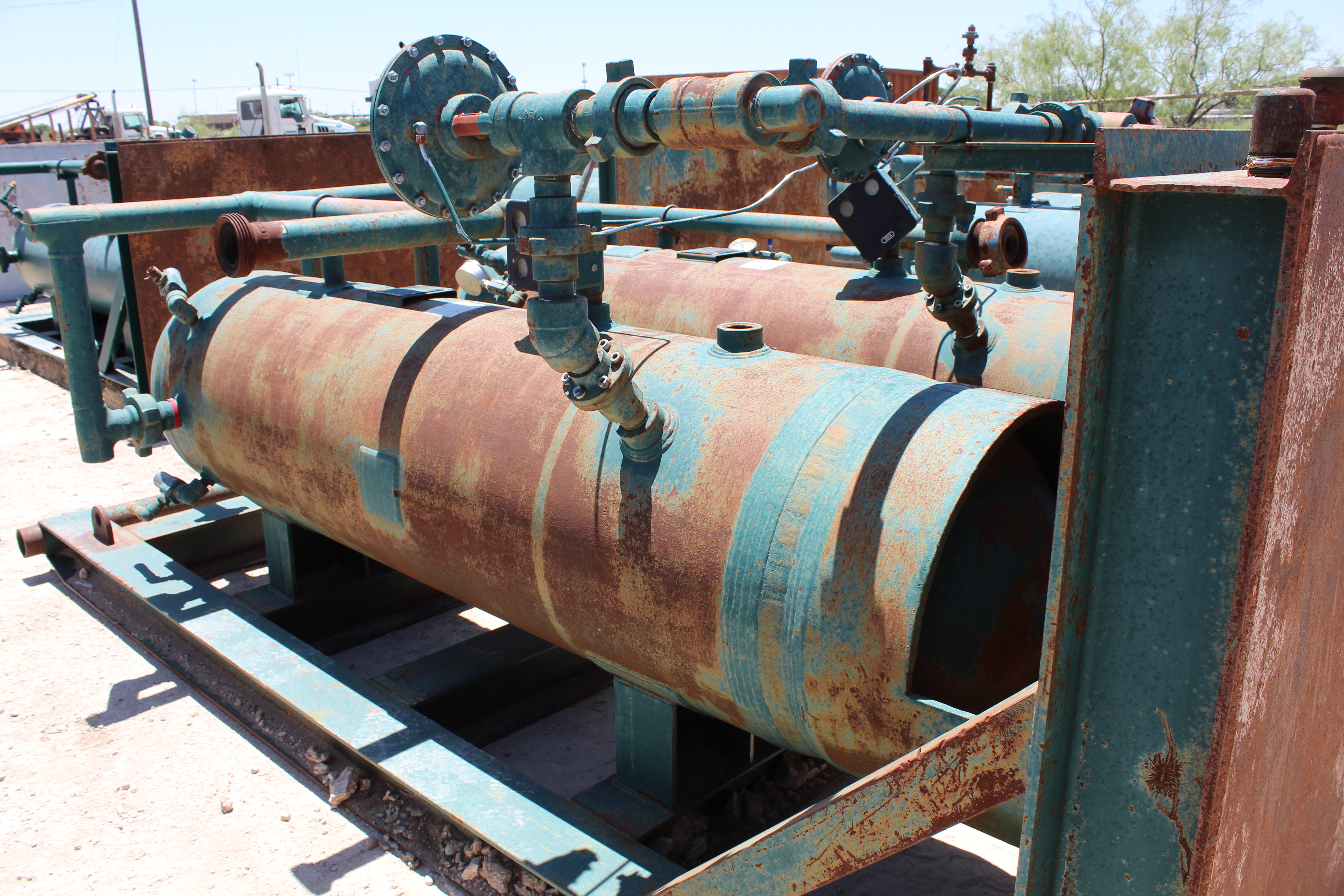 Used Sand Trap, Dual, Gravity, 30"x8', 3000#