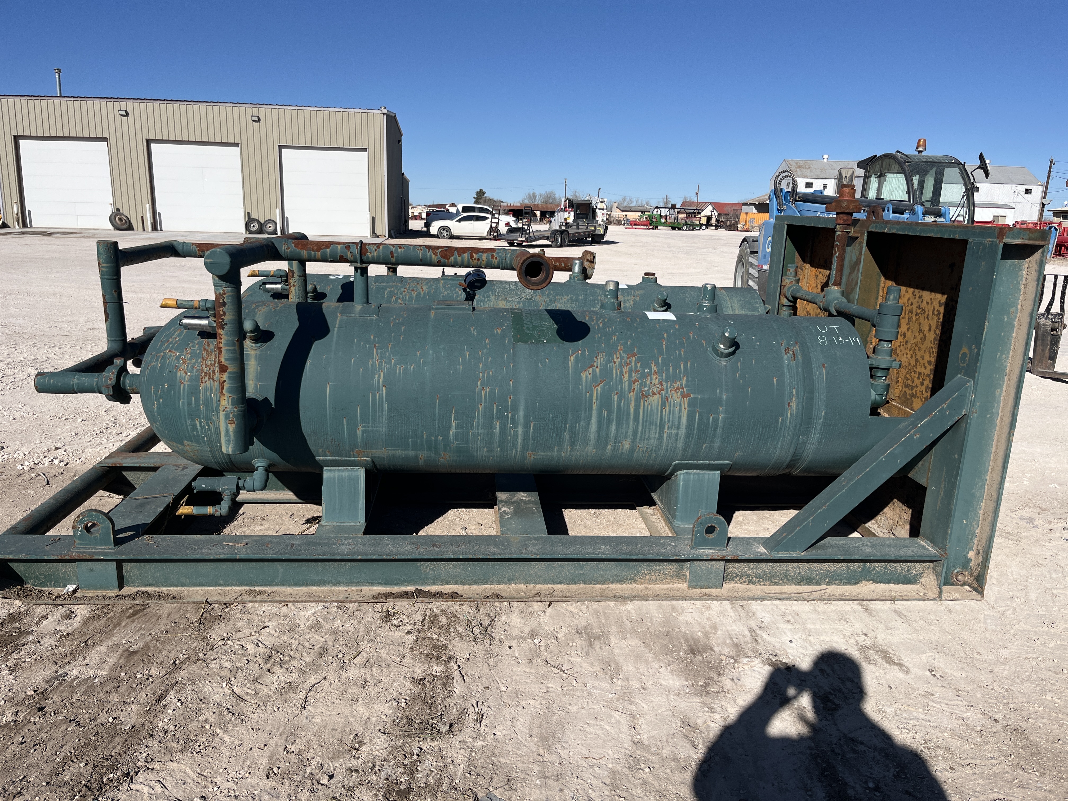 Used Sand Trap, Dual, Gravity, 30"x8', 3000#