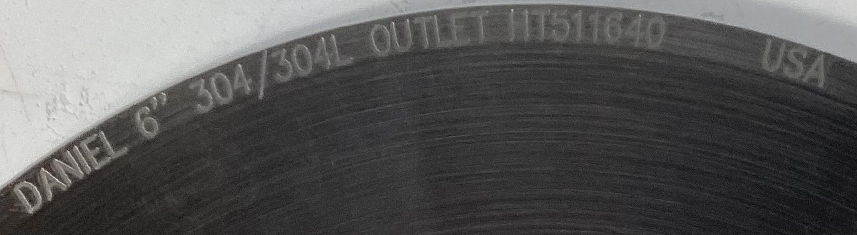 Orifice, Plate, 6", 3.7500", Daniel, RF150-2500, SS