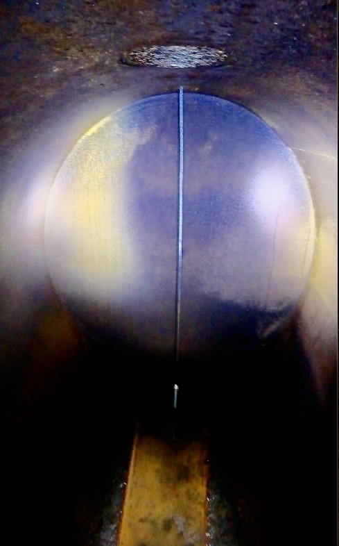 Used Storage Tank, 65"x12', 2000 gal