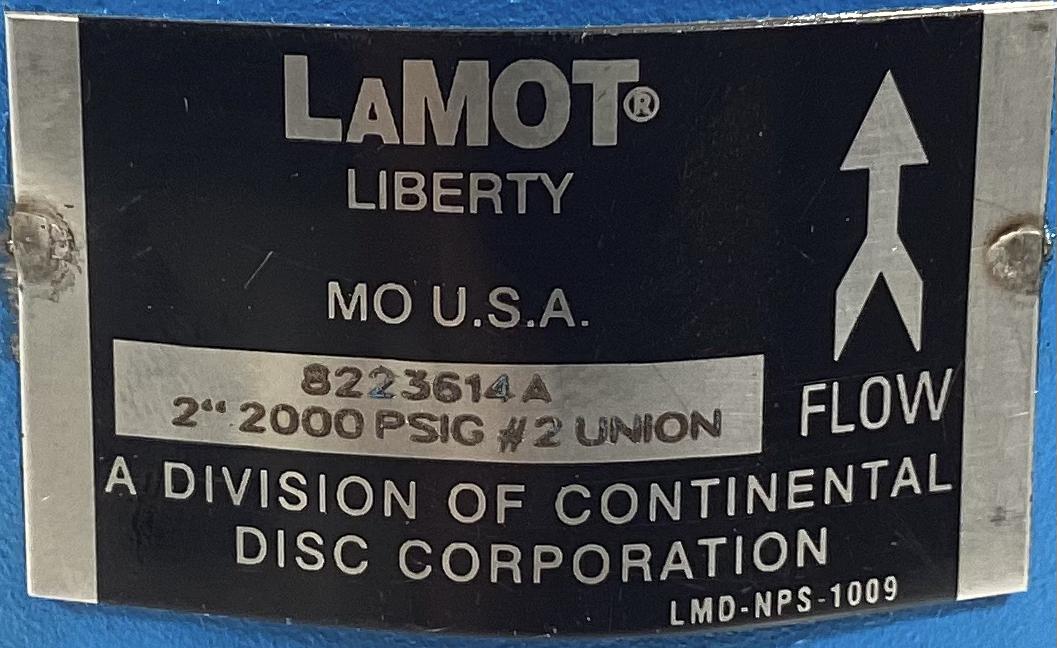 Rupture Disc Holder, Hammer Union, 2" 2000#