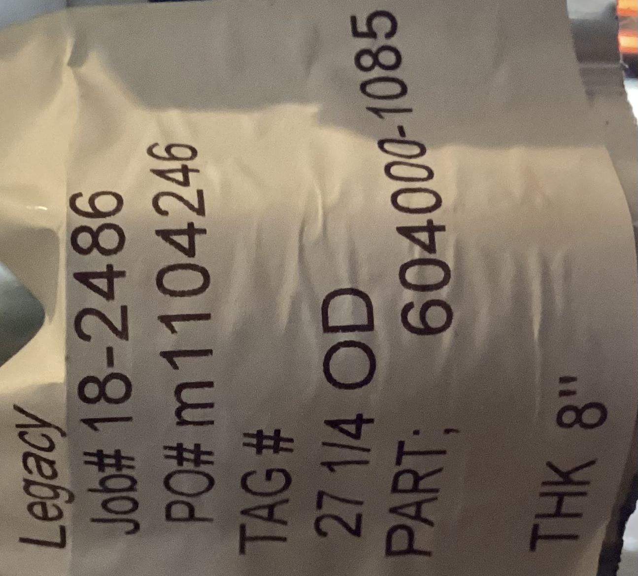 Vein Pack, Half Moon, 27"x11-3/4"x8"