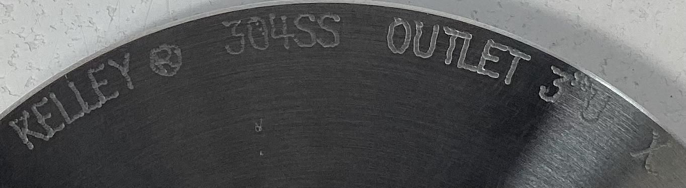 Orifice, Plate, 3", 1.375", Kelley, RF150-2500, SS