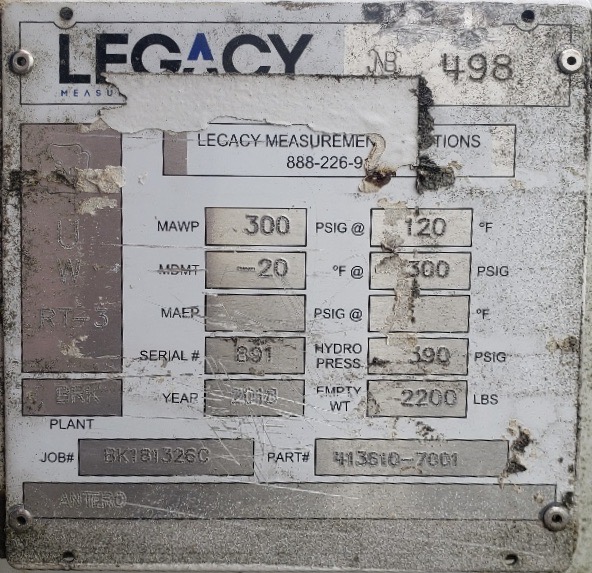 Used Separator, Horizontal, 3P, 36" x 10', 300#