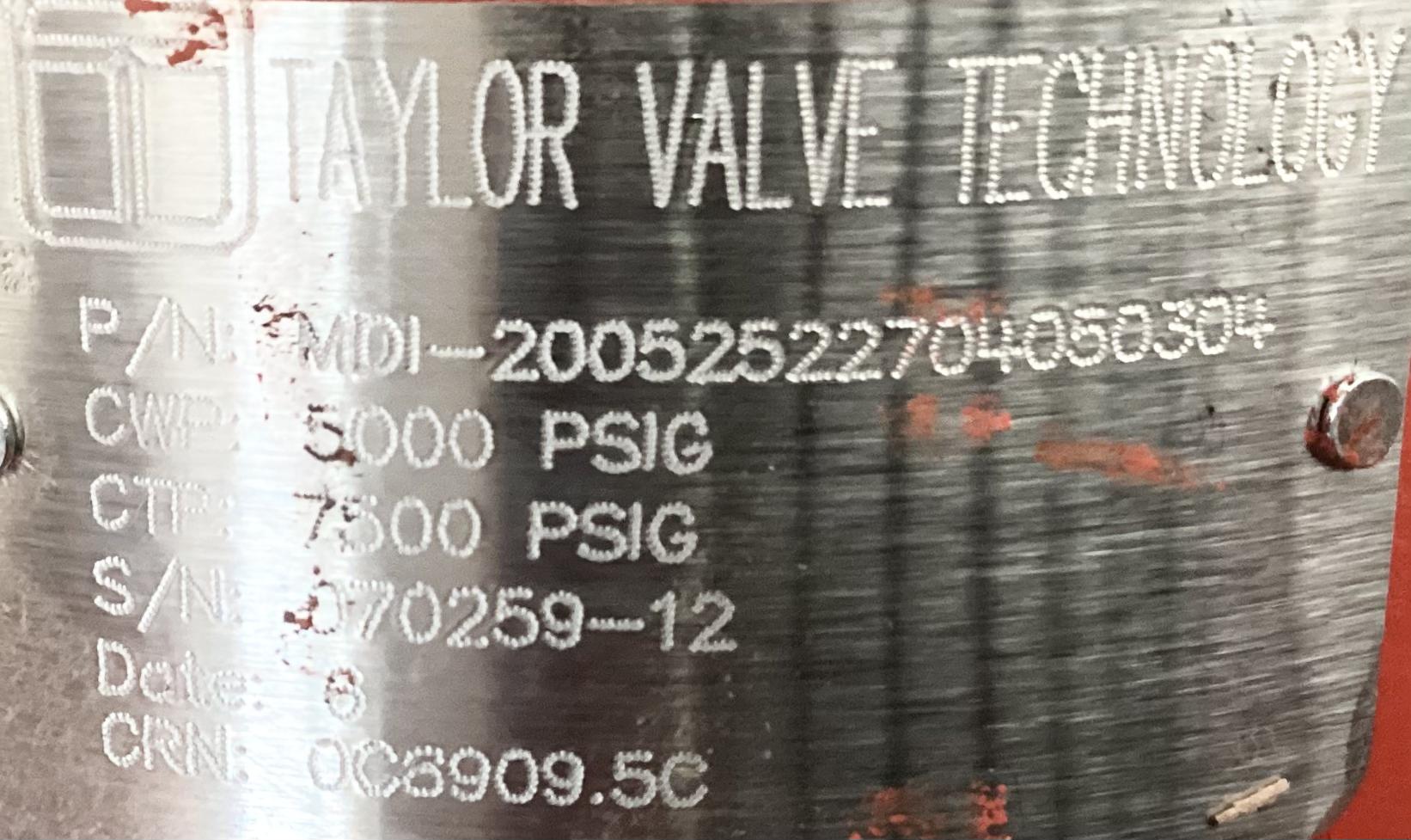 Valve, Choke, MDI, 2", RF600, 5000#