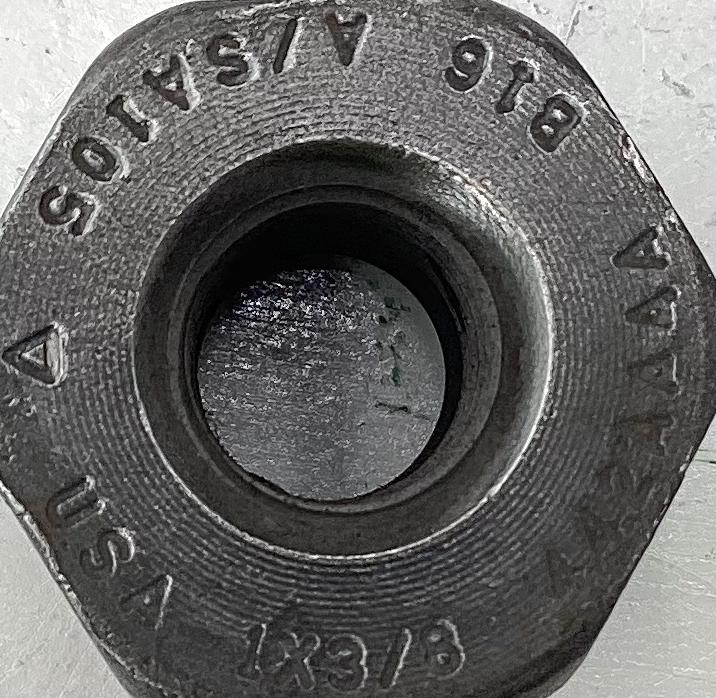 Bushing, Hex, THD, 1"x3/8", FNPT, 6M, SA105