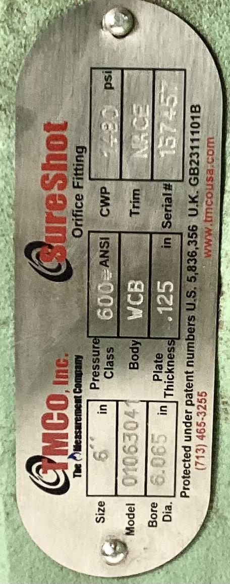 Fitting, Orifice, Single Chamber, Weld, 6", RF600, SCH40